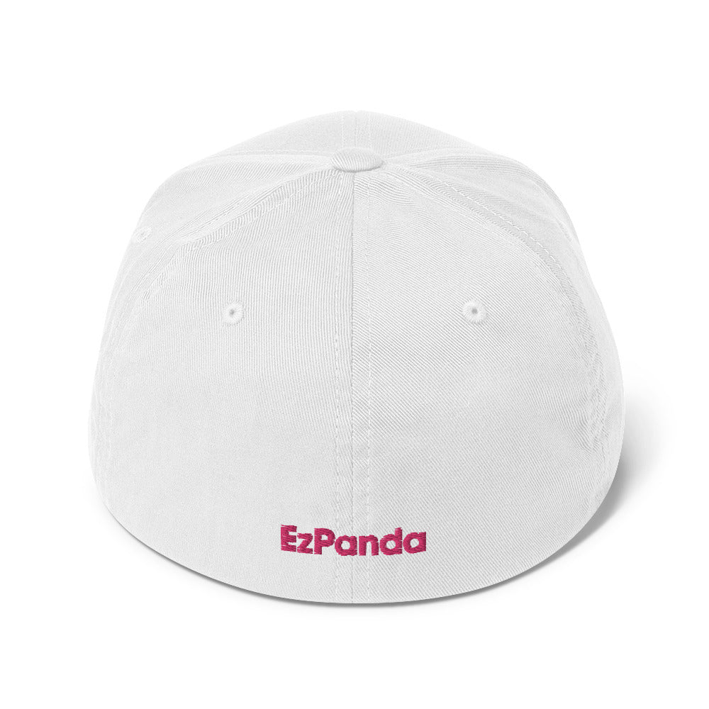 EzPanda™ Classic Closed-Back Cap (Original Logo - Transparent Pink)