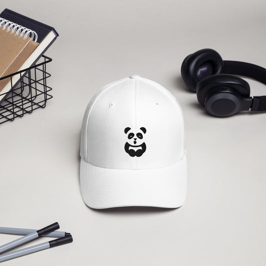 EzPanda™ Classic Closed-Back Cap (Alternate Logo - Black and White)