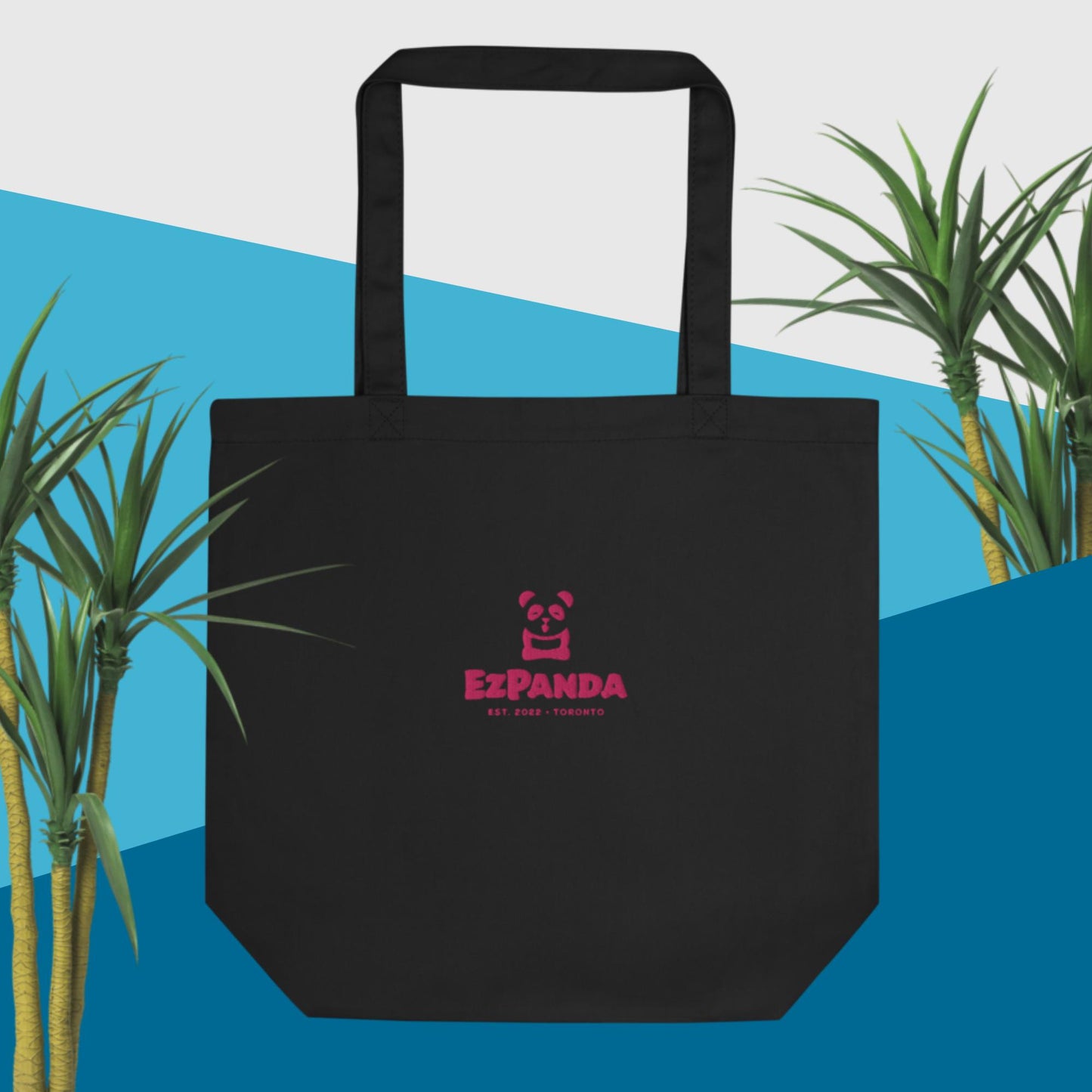 EzPanda™ Eco-Friendly Tote Bag (Original Logo - Transparent Pink - Toronto)