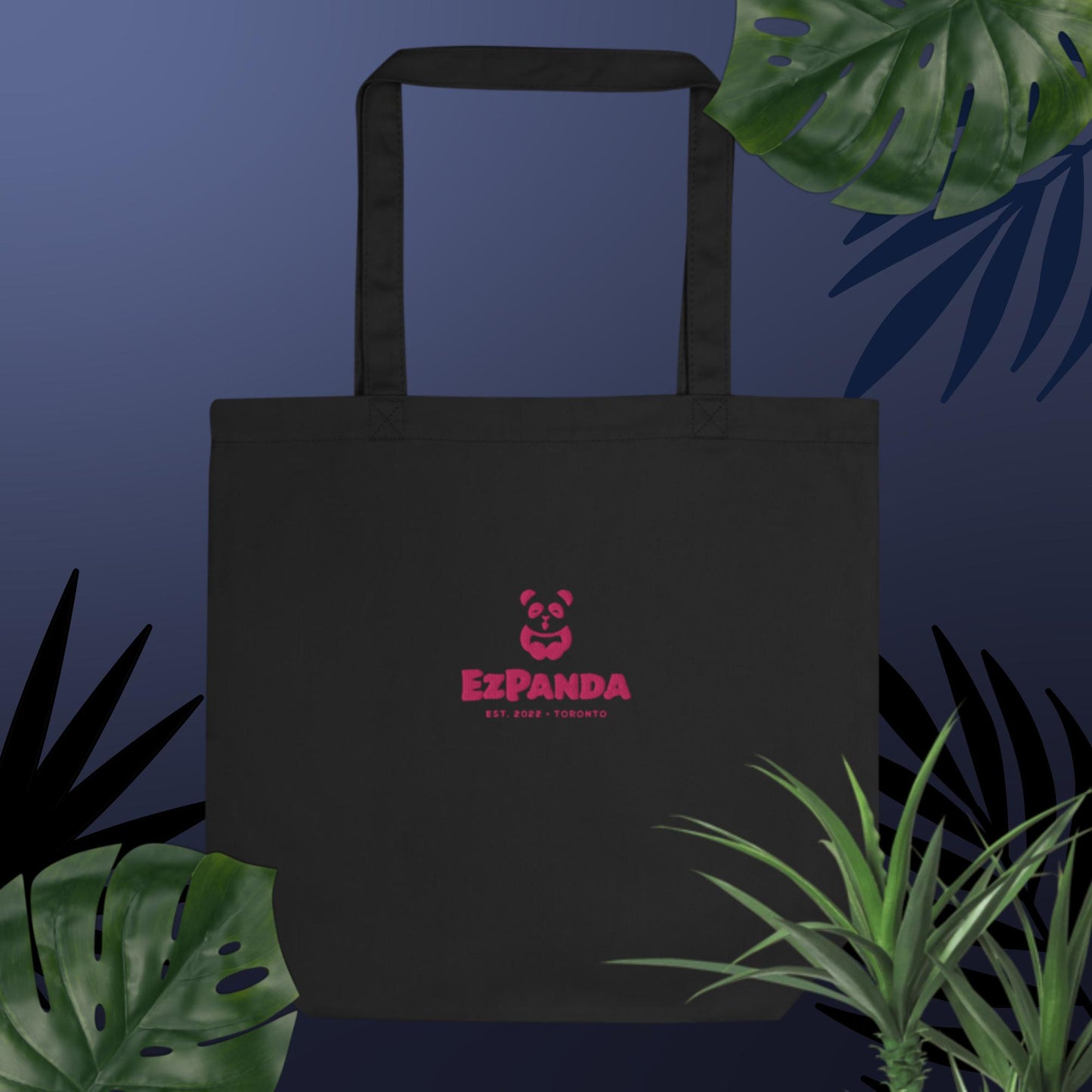 EzPanda™ Eco-Friendly Tote Bag (Original Logo - Transparent Pink - Toronto)