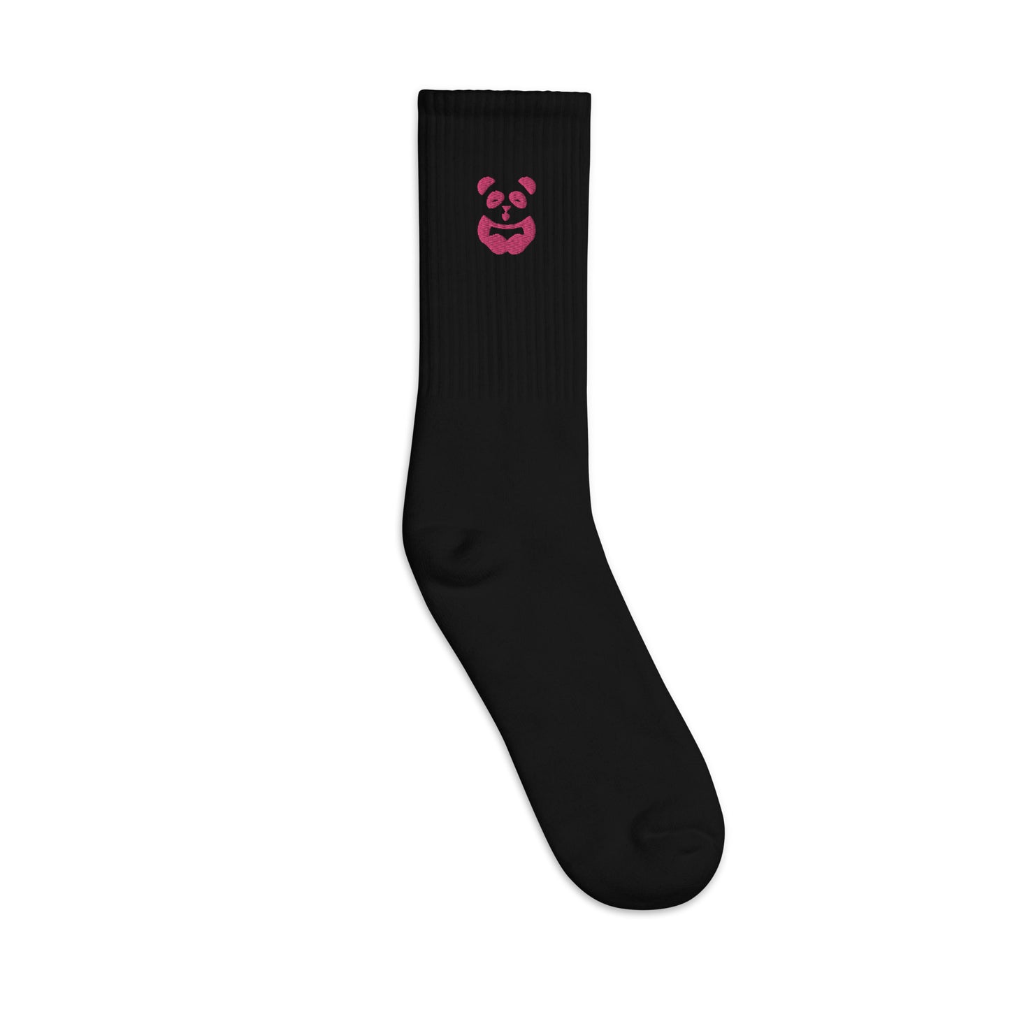 EzPanda™ Classic Crew Socks (Original Logo - Transparent Pink)