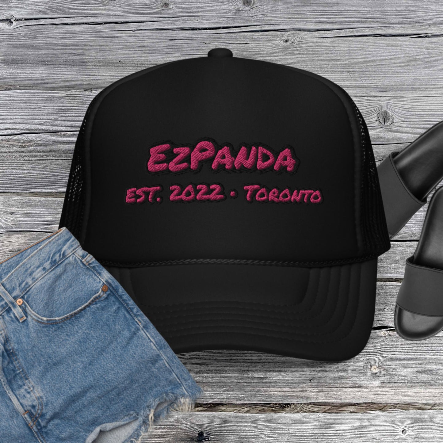 EzPanda™ Classic Foam Trucker Hat (Alternate Name + Toronto Only)