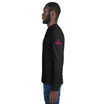 EzPanda™ Men's Long Sleeve Fitted Crew Shirt (Take it Ez)