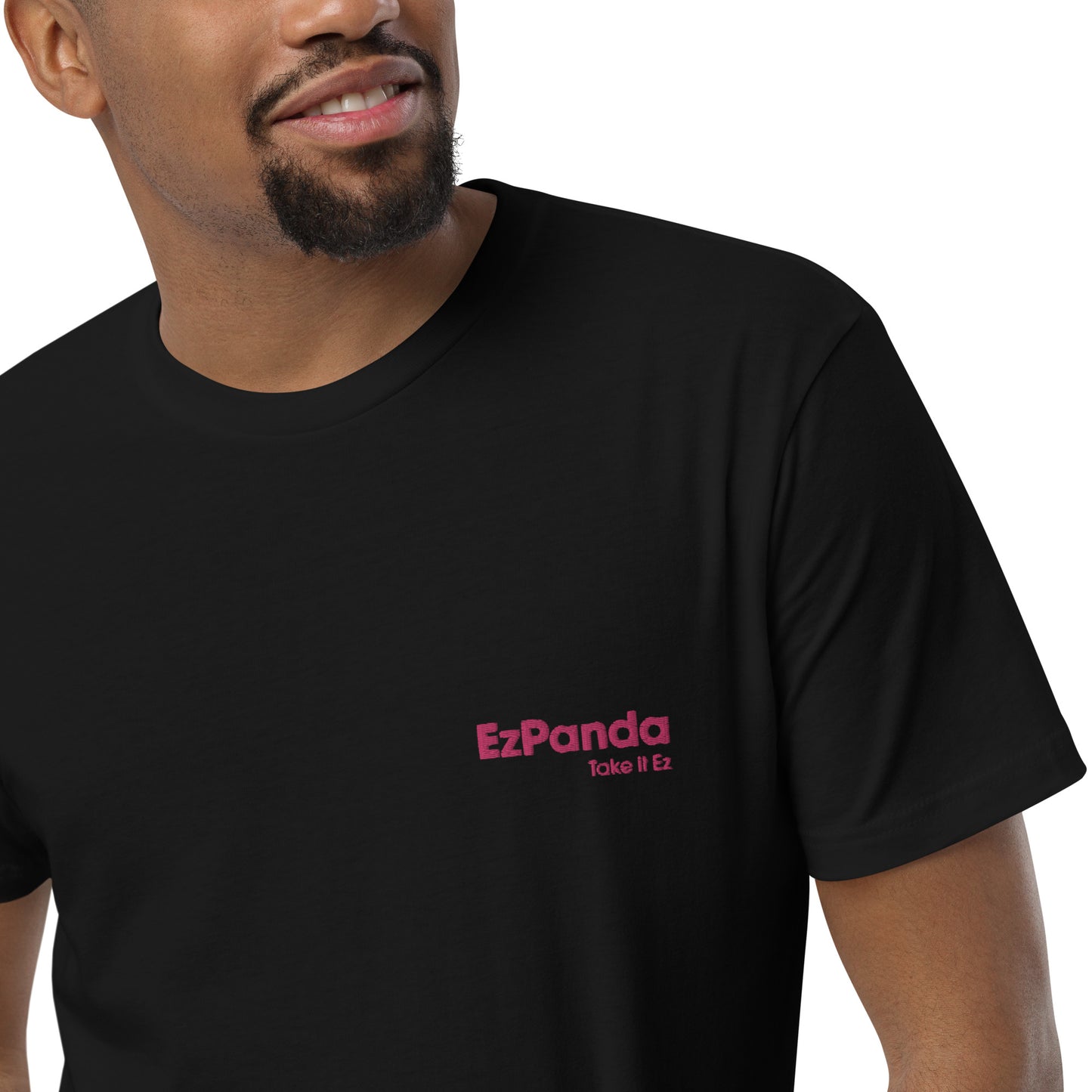 EzPanda™ Men's Fitted T-Shirt (Original Name - Take it Ez)