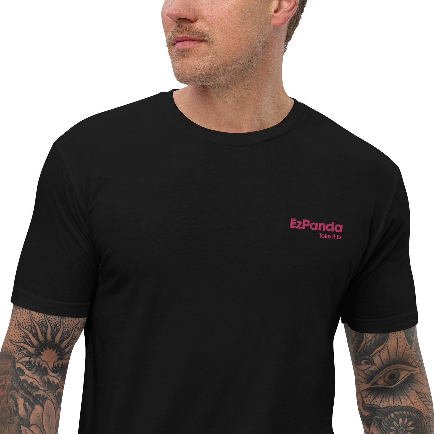 EzPanda™ Men's Fitted T-Shirt (Original Name - Take it Ez)