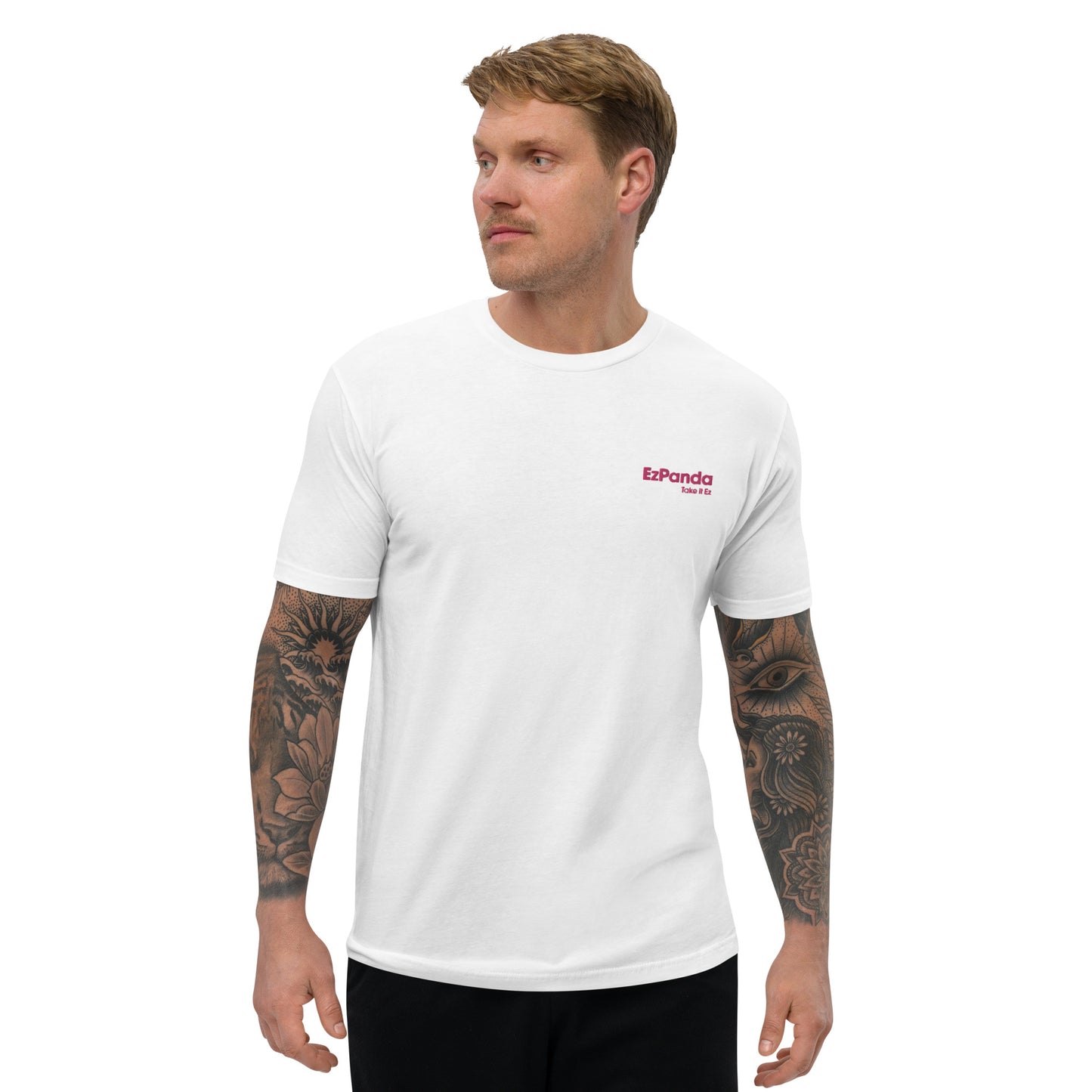 EzPanda™ Men's Fitted T-Shirt (Original Name - Take it Ez)