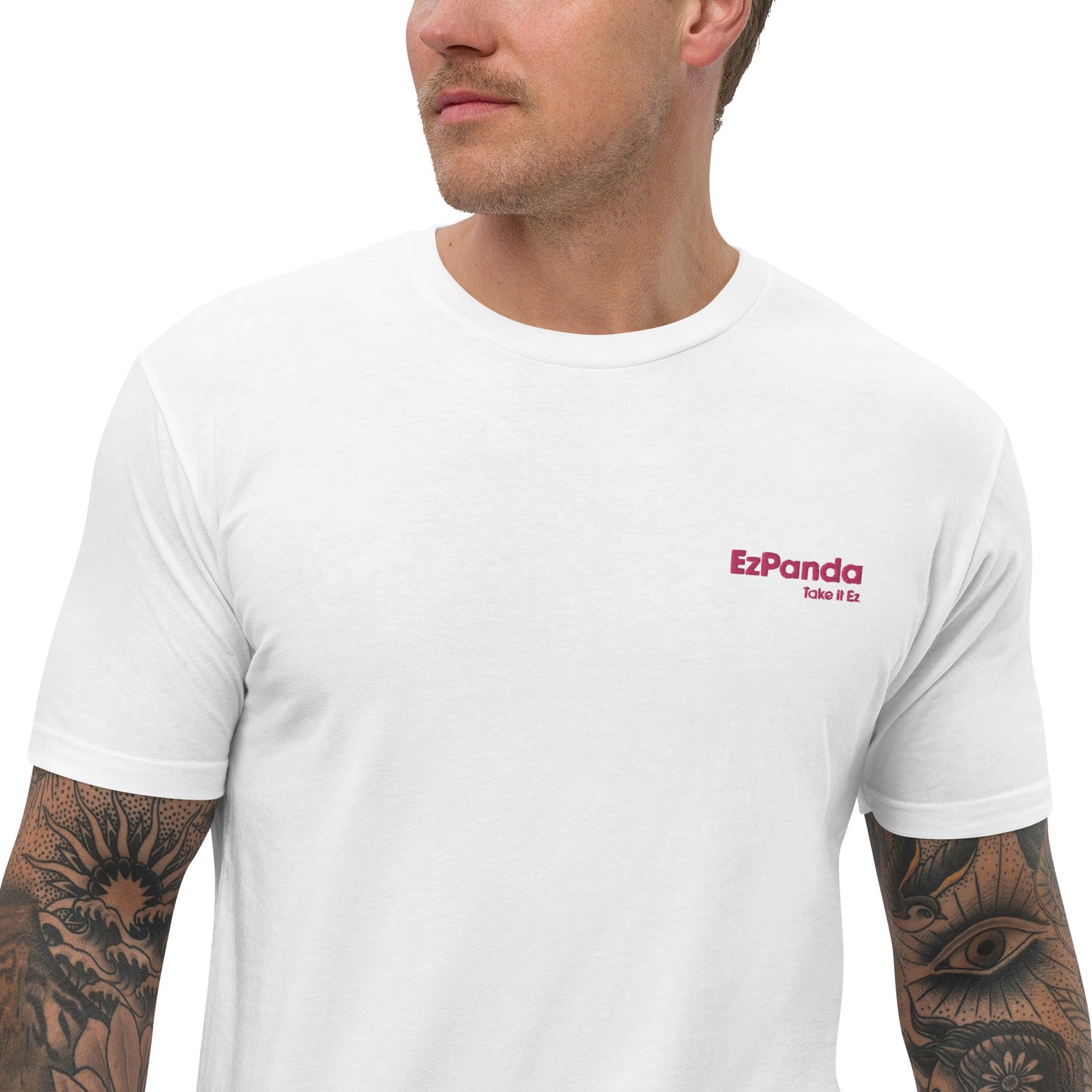 EzPanda™ Men's Fitted T-Shirt (Original Name - Take it Ez)