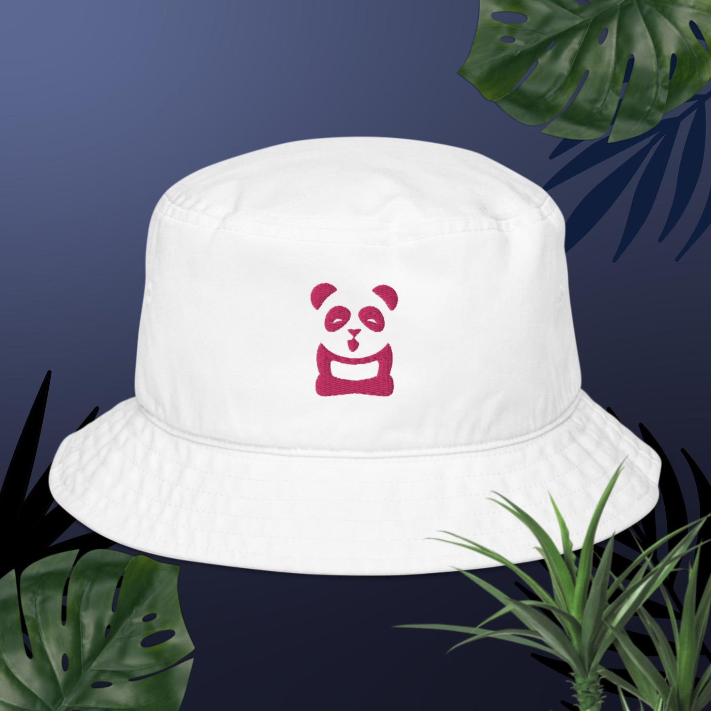 EzPanda™ Classic Eco-Friendly Bucket Hat (Original Logo - Transparent Pink)