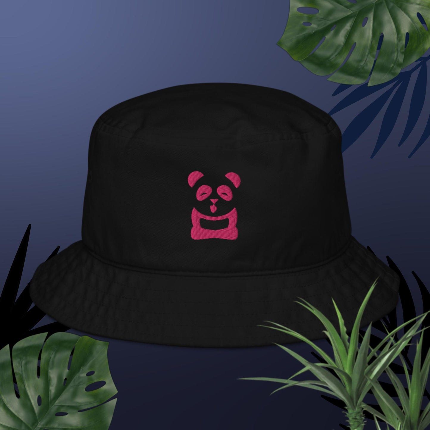 EzPanda™ Classic Eco-Friendly Bucket Hat (Original Logo - Transparent Pink)