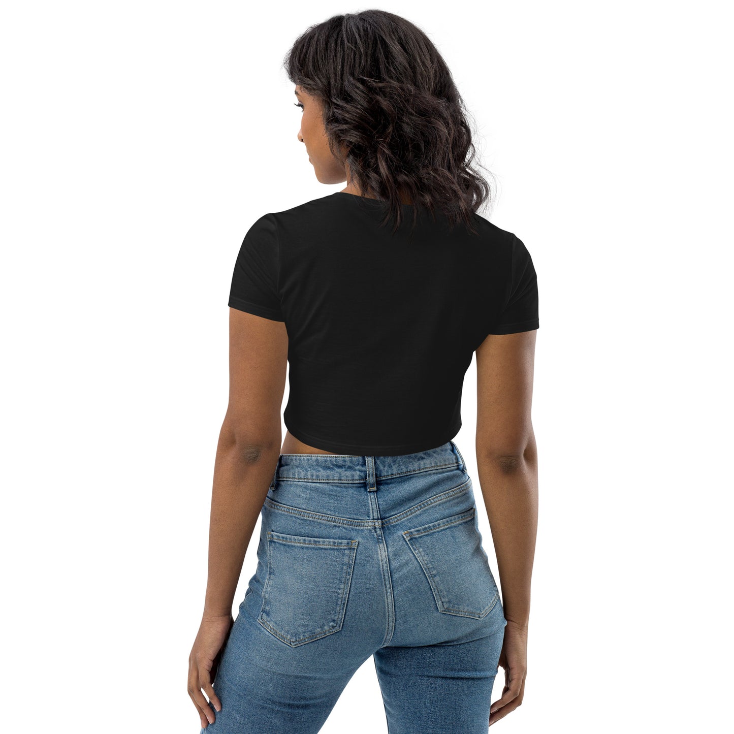 EzPanda™ Women's Organic Crop Top (Alternate Name + Tagline)