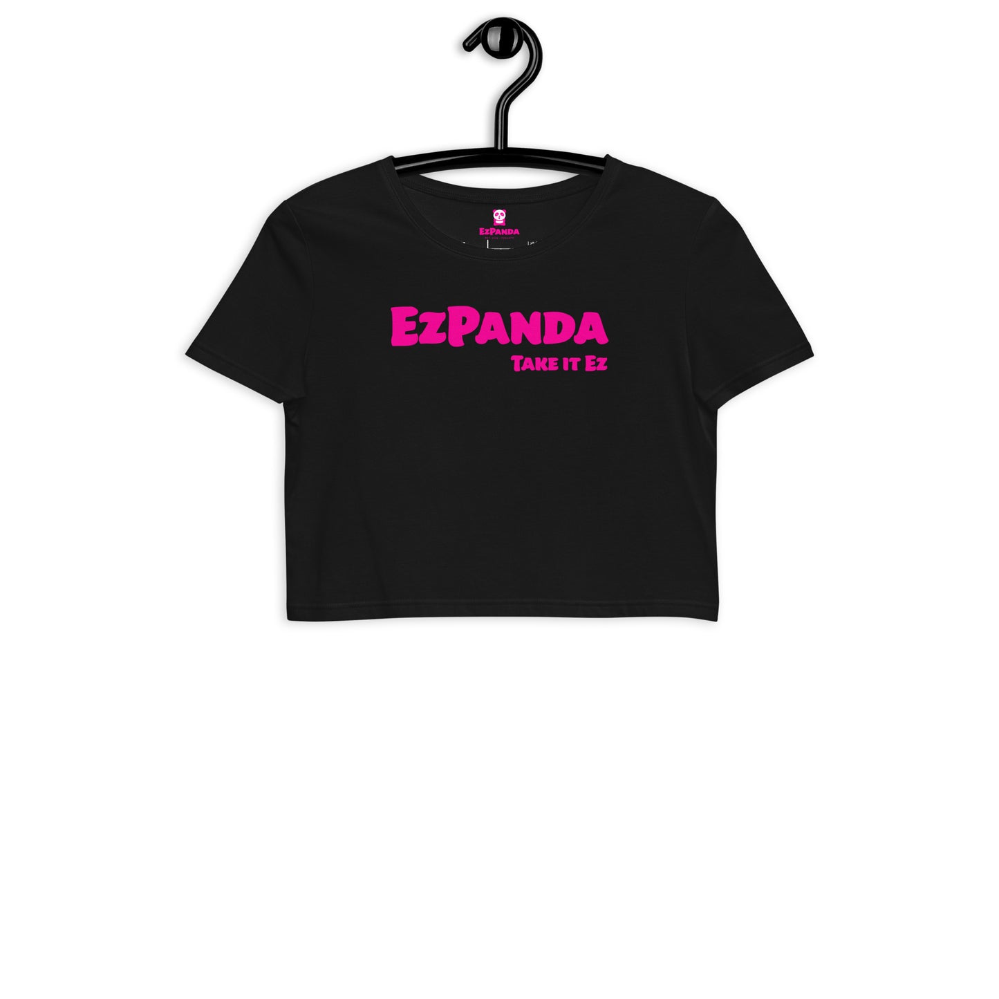 EzPanda™ Women's Organic Crop Top (Alternate Name + Tagline)