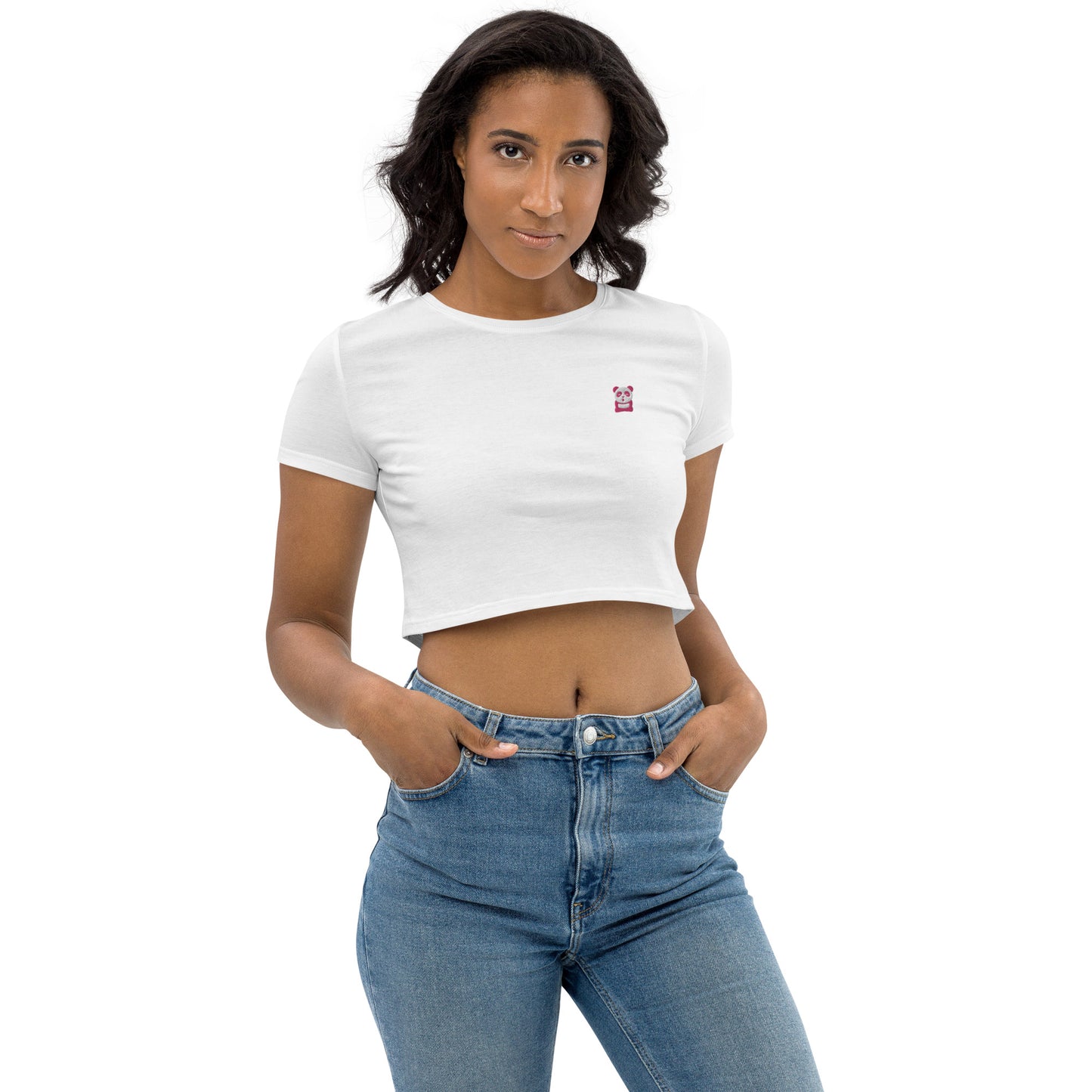 EzPanda™ Women's Eco-Friendly Crop Top (Original Logo)