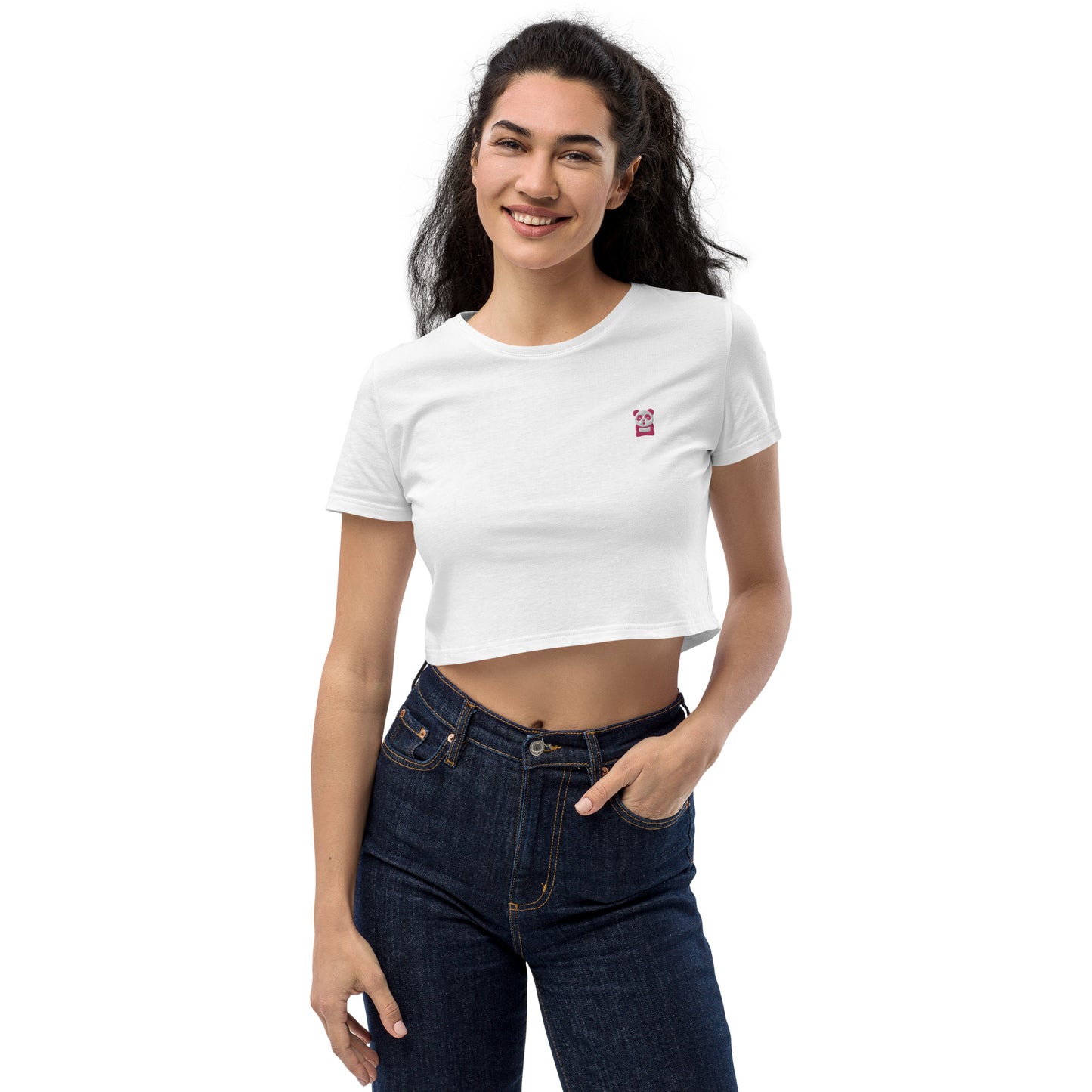 EzPanda™ Women's Eco-Friendly Crop Top (Original Logo)