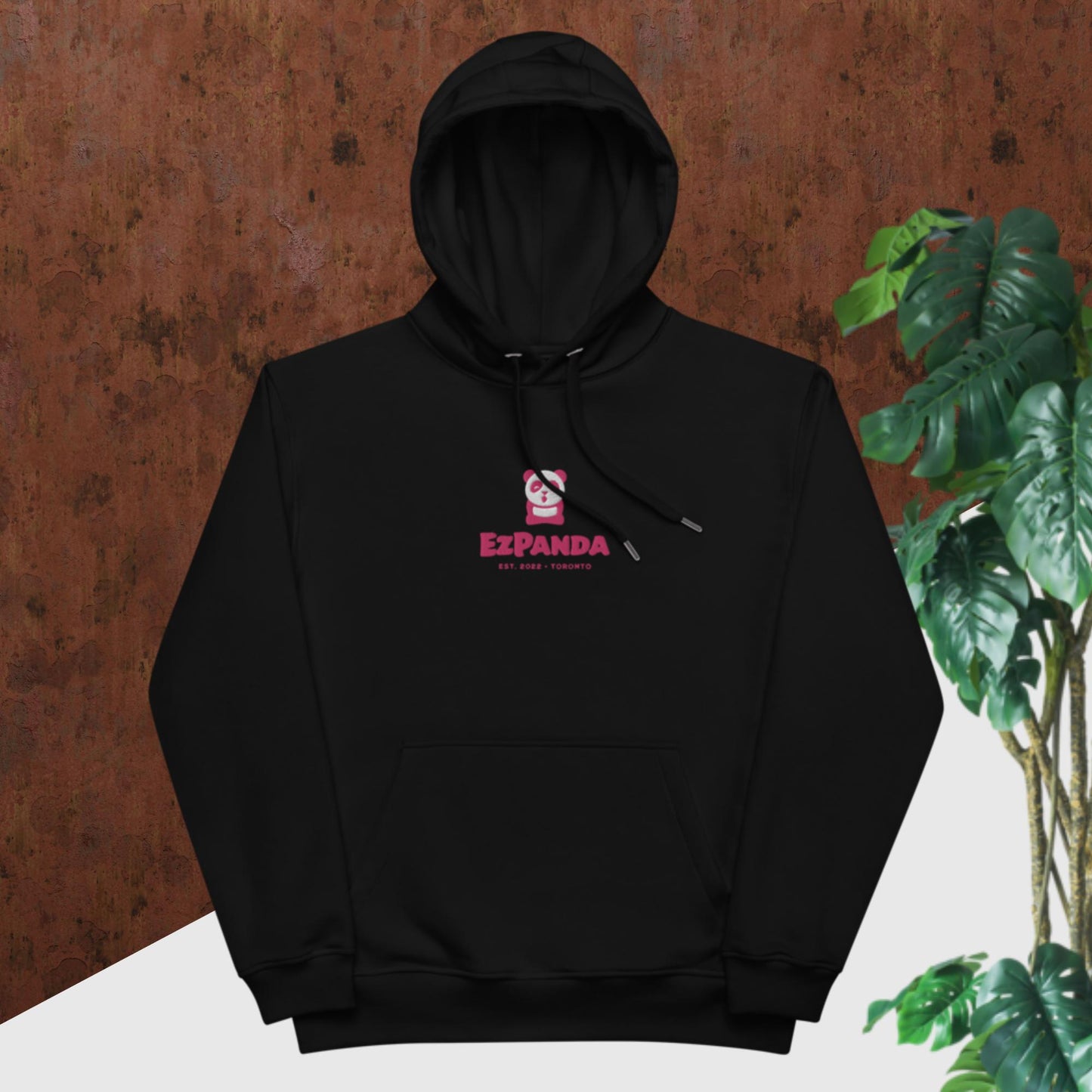 EzPanda™ Unisex Premium Eco-Friendly Hoodie (Original Logo + Alt Name + Toronto - Pink)