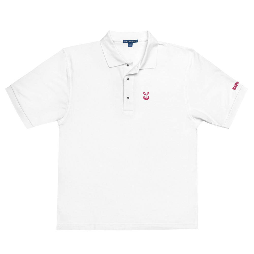 EzPanda™ Men's Premium Polo Shirt (Alternate Logo - Pink)