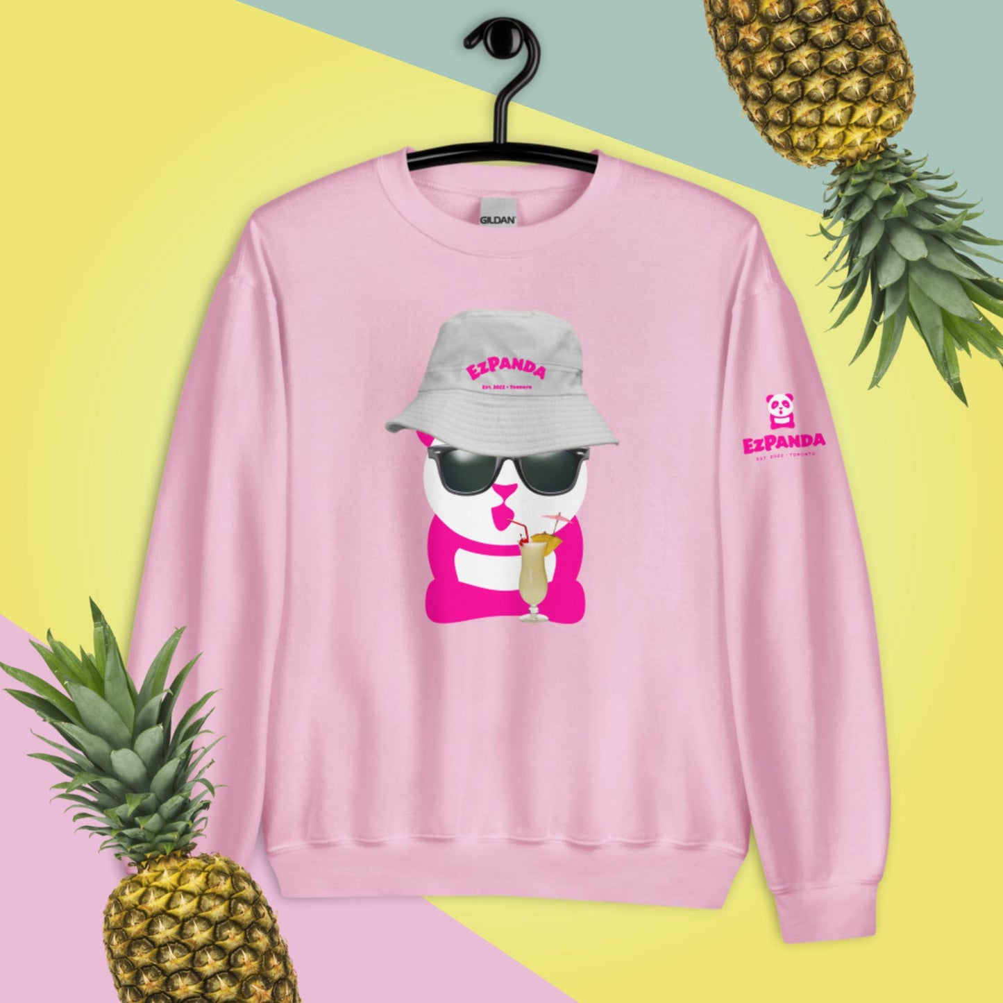 EzPanda™ Unisex Sweatshirt (Tohpoh™ loves summer!!)