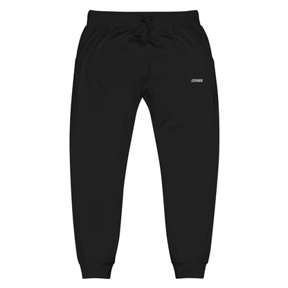 EzPanda™ Unisex Fleece Sweatpants (Black & White Name Only)