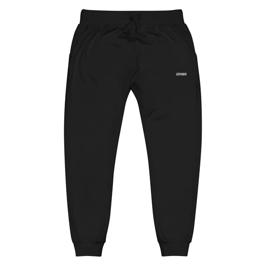 EzPanda™ Unisex Fleece Sweatpants (Black & White Name Only)