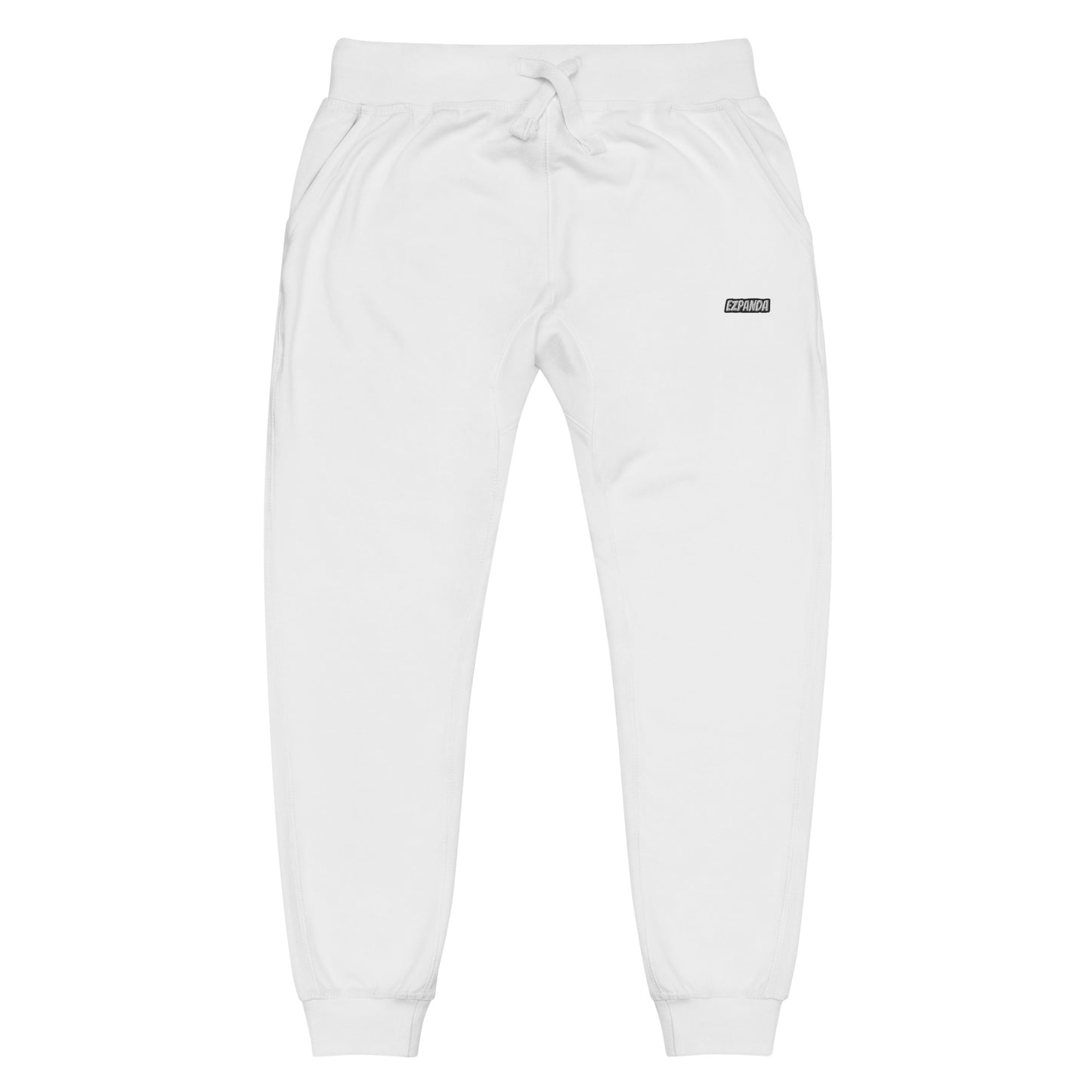 EzPanda™ Unisex Fleece Sweatpants (Black & White Name Only)