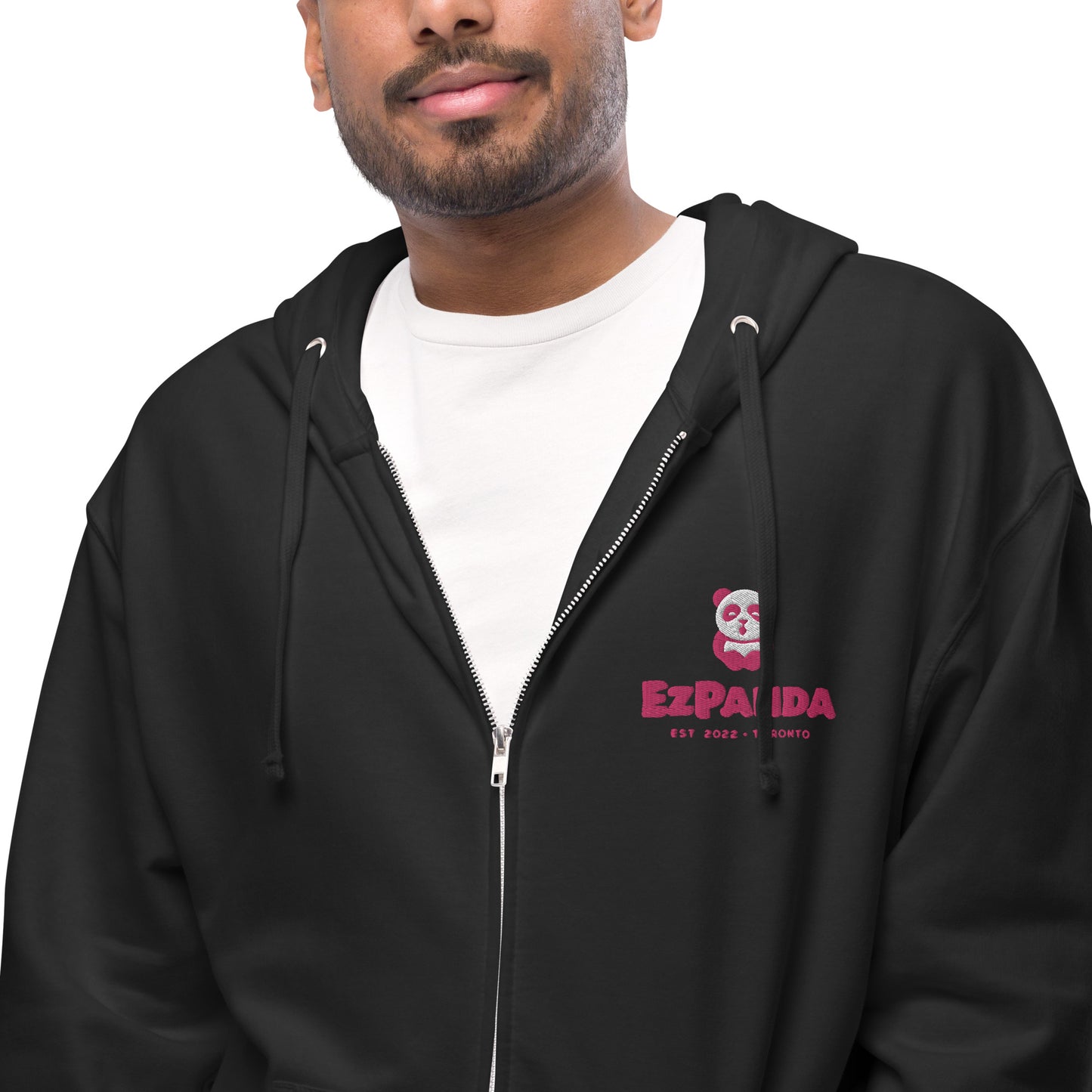 EzPanda™ Unisex Classic Fleece Zip Up Hoodie (Alternate Logo - Toronto)