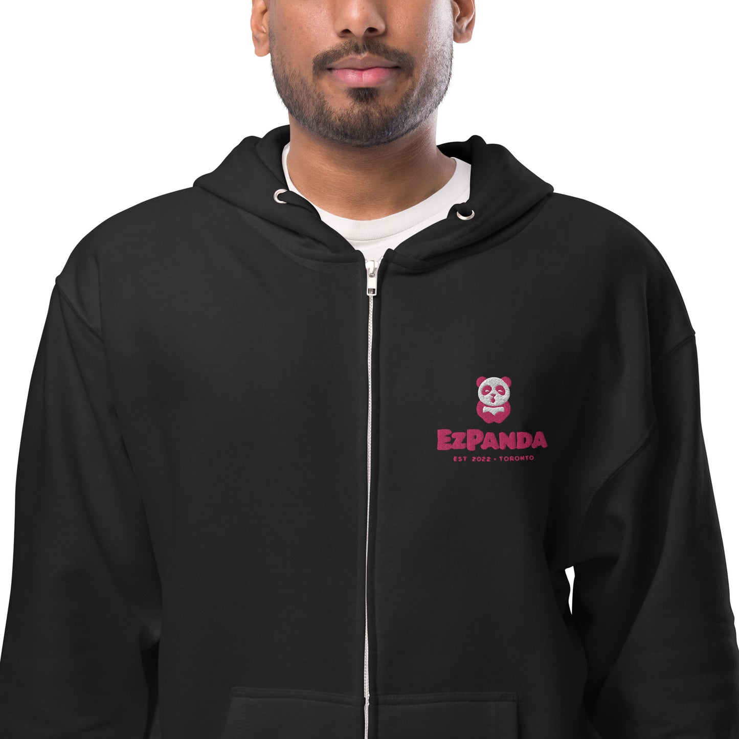 EzPanda™ Unisex Classic Fleece Zip Up Hoodie (Alternate Logo - Toronto)