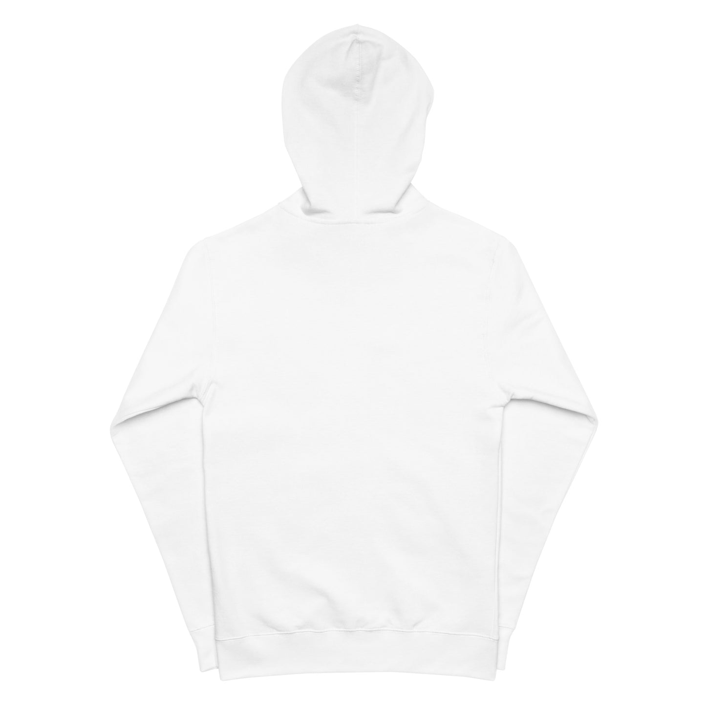 EzPanda™ Unisex Classic Fleece Zip Up Hoodie (Original Logo - Transparent Black)