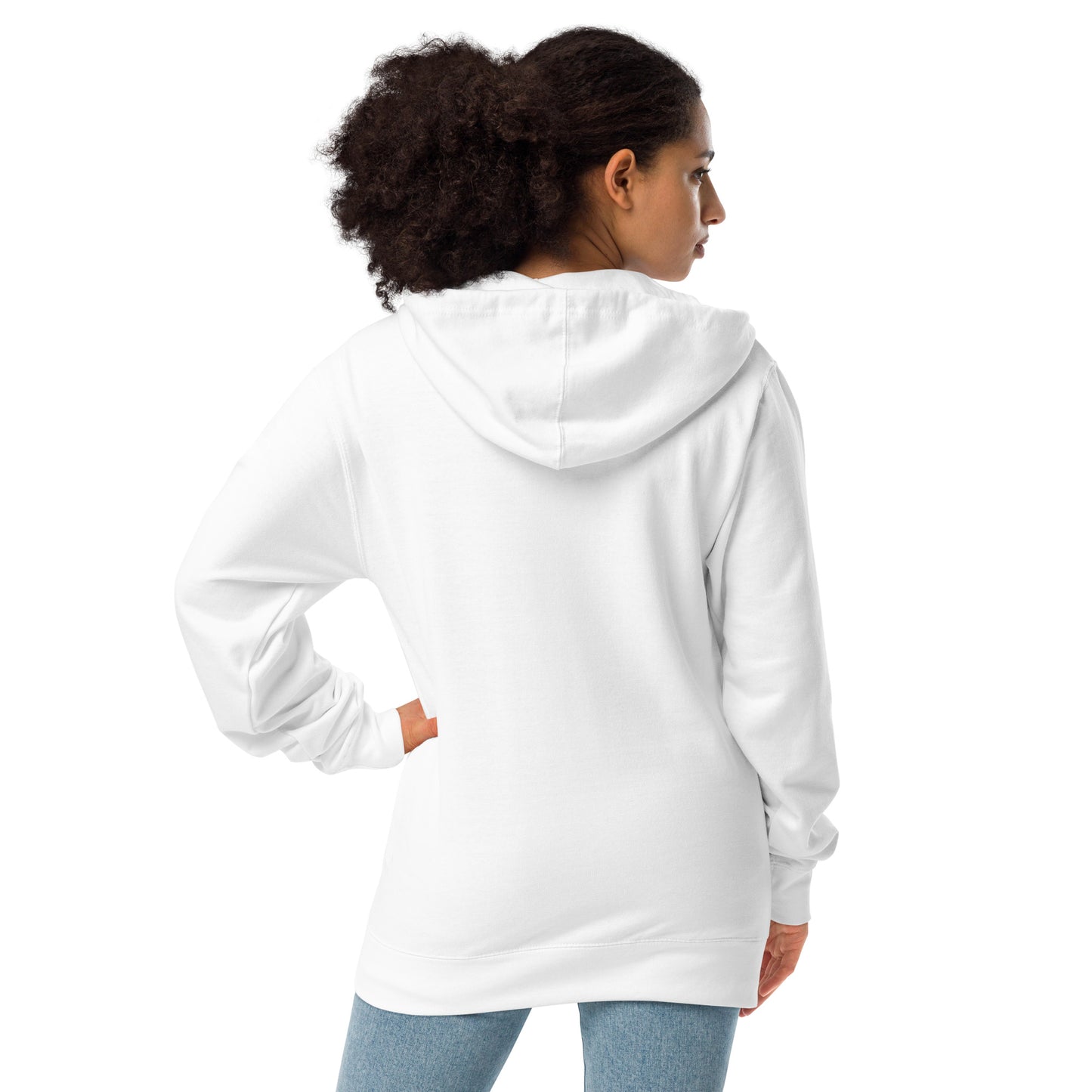 EzPanda® Unisex Classic Fleece Zip Up Hoodie (Original Logo - Transparent - Toronto)