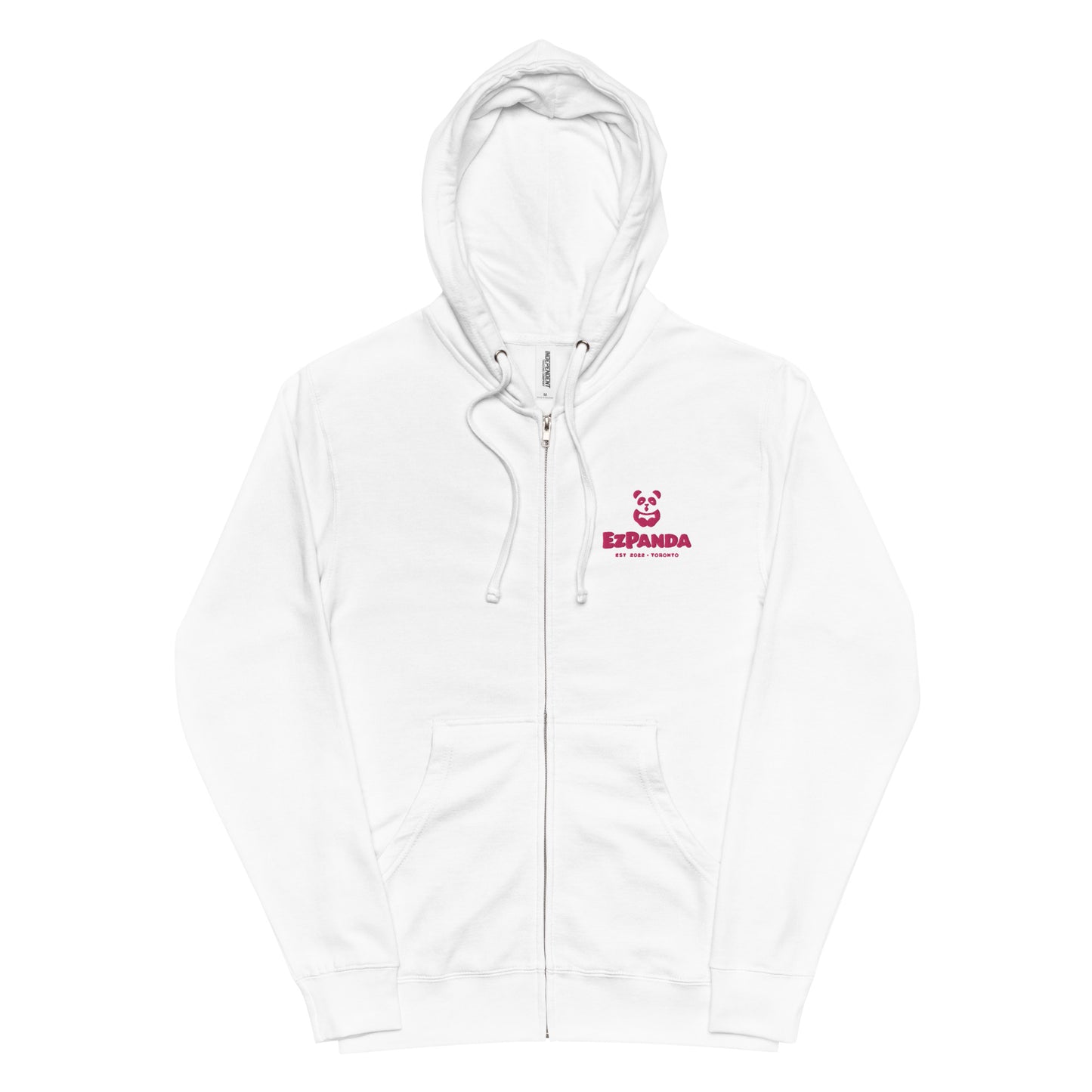 EzPanda™ Unisex Classic Fleece Zip Up Hoodie (Alternate Logo - Transparent - Toronto)