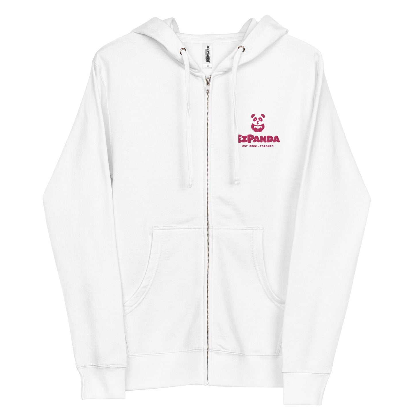 EzPanda™ Unisex Classic Fleece Zip Up Hoodie (Alternate Logo - Transparent - Toronto)