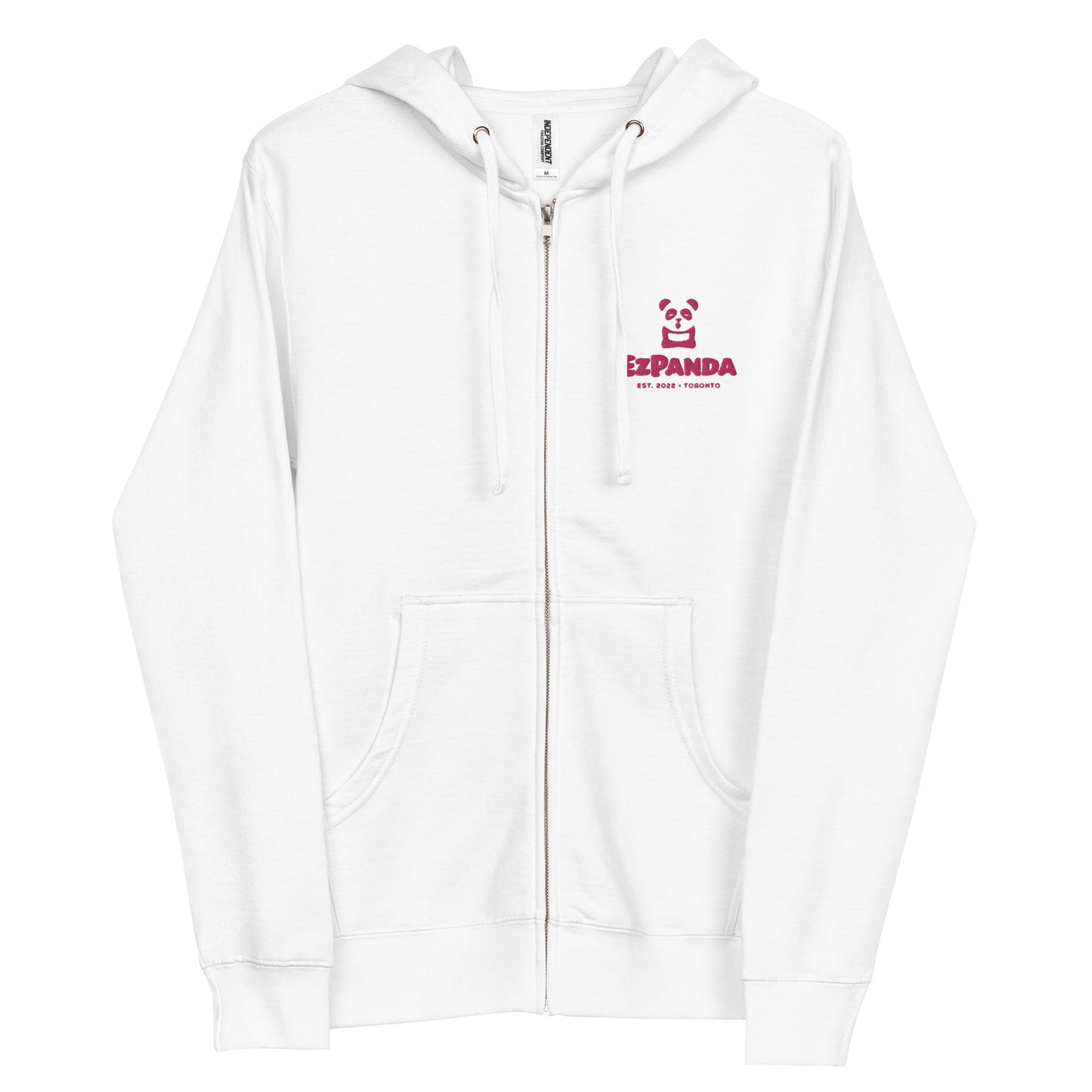 EzPanda® Unisex Classic Fleece Zip Up Hoodie (Original Logo - Transparent - Toronto)