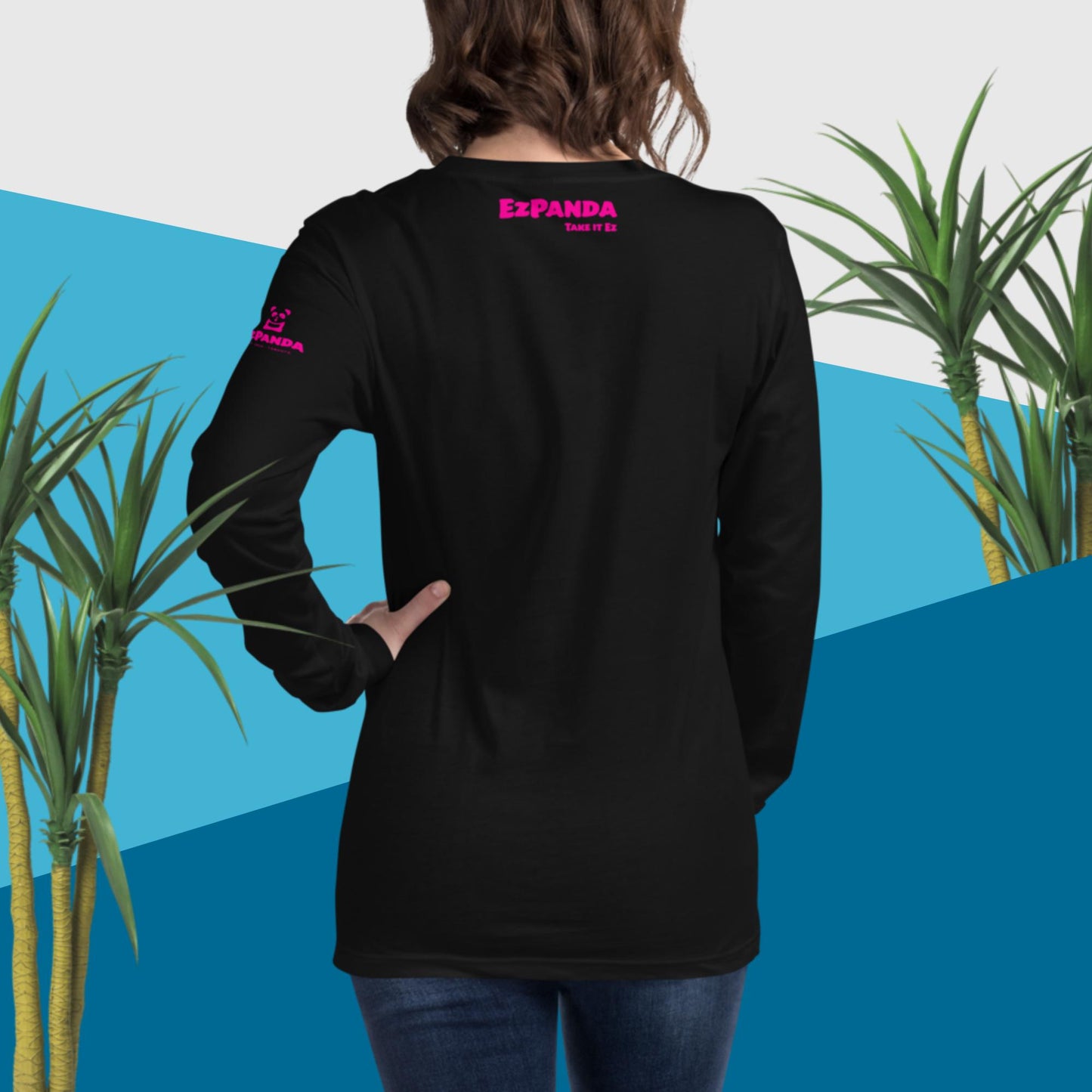 EzPanda™ Women's Long Sleeve Tee (Take it Ez)