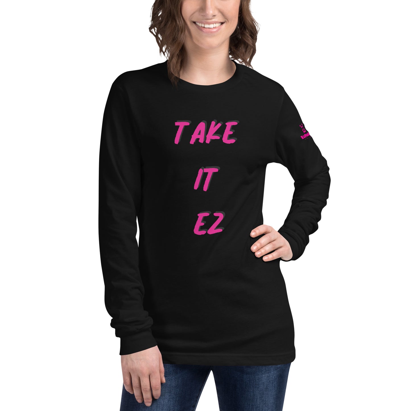 EzPanda™ Women's Long Sleeve Tee (Take it Ez)