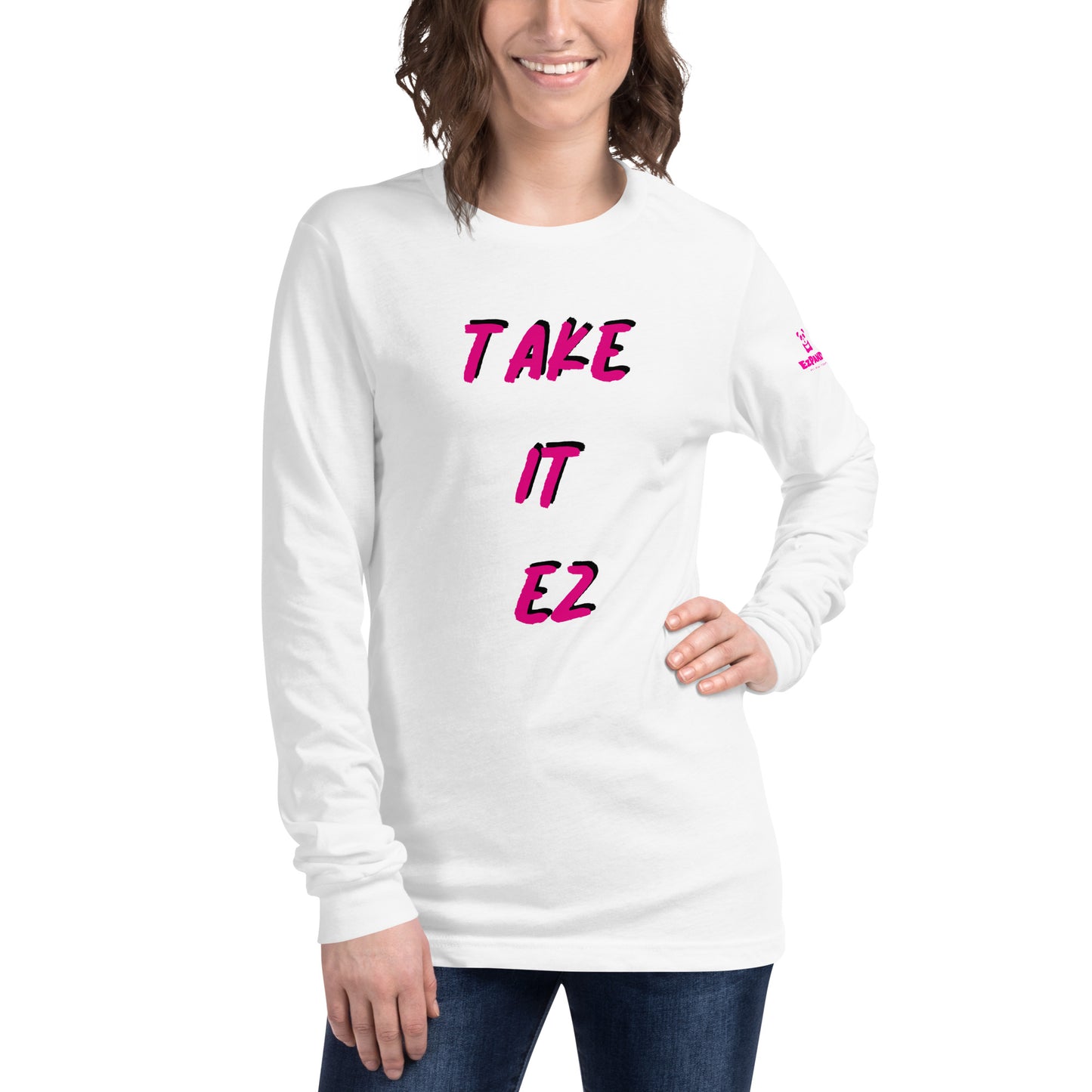 EzPanda™ Women's Long Sleeve Tee (Take it Ez)