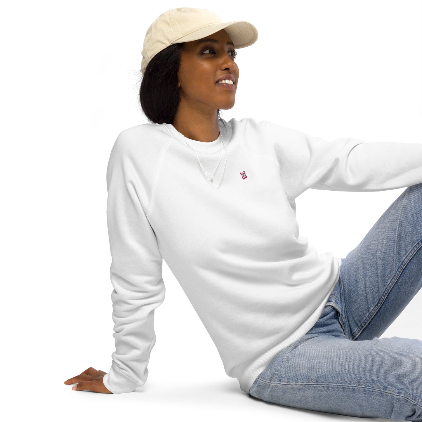 EzPanda™ Unisex Organic Raglan Sweatshirt