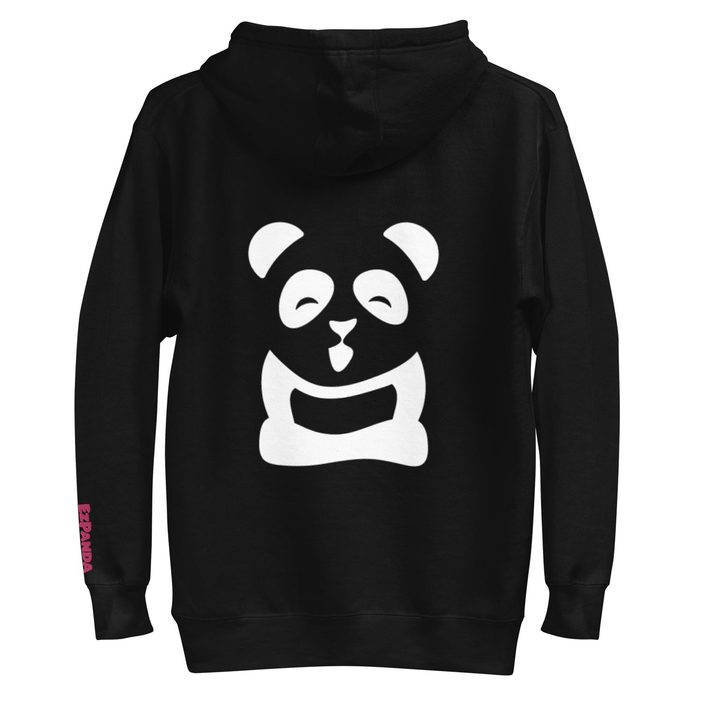 EzPanda™ Unisex Premium Hoodie (Original Logo - Transparent White + Alternate Name Left Sleeve Logo - Big Tohpoh™)