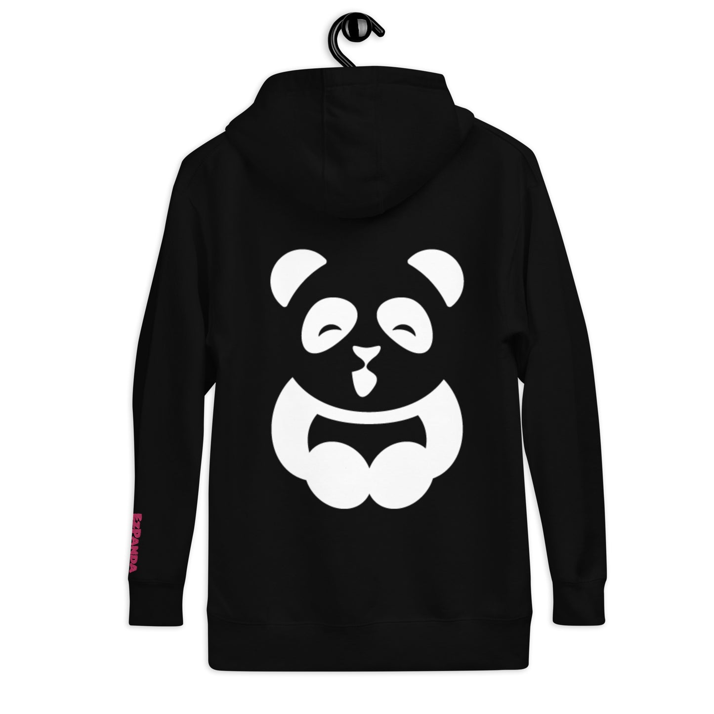 EzPanda™ Unisex Premium Hoodie (Alternate Logo - Transparent White + Alternate Name Left Sleeve Logo - Big Tohpoh™)