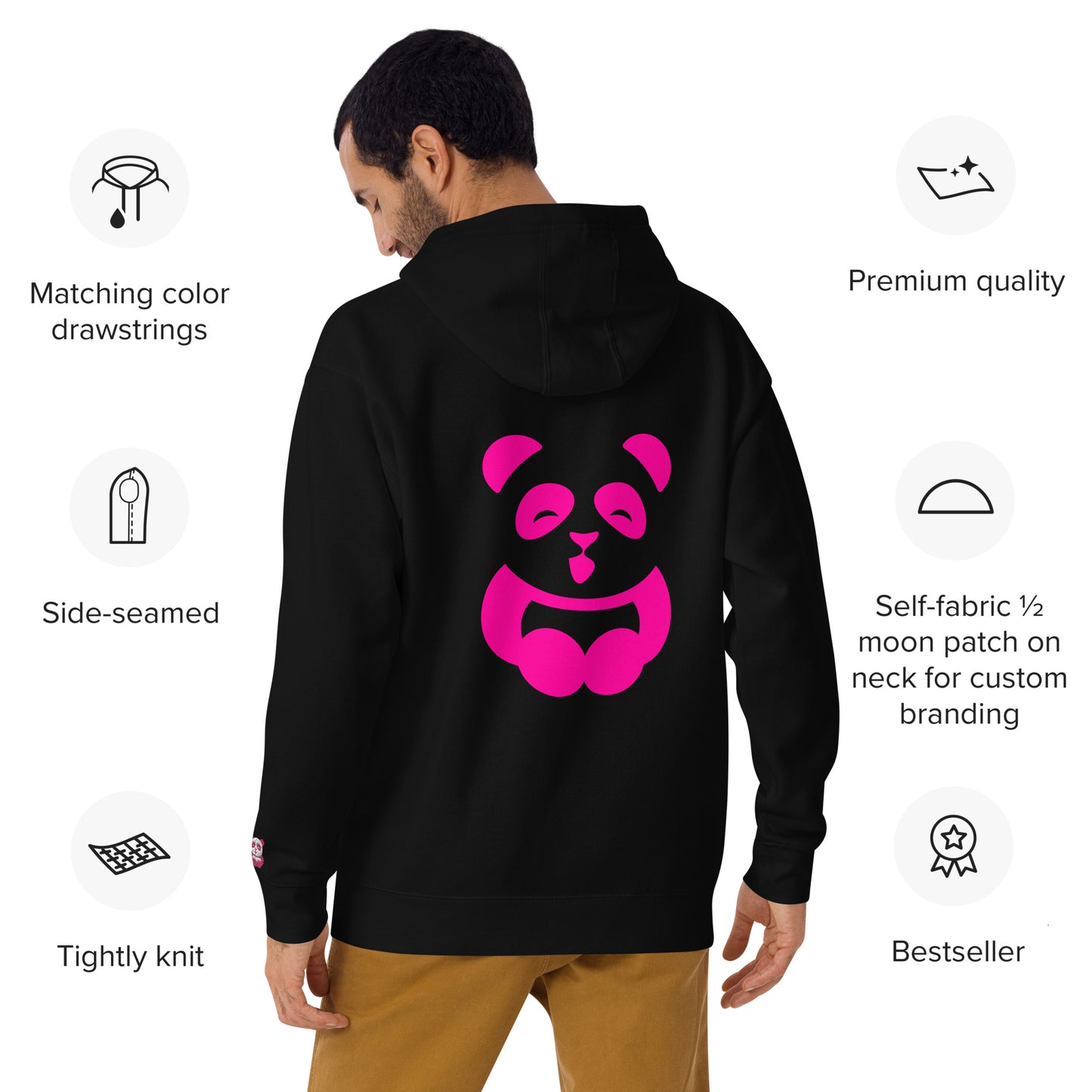 EzPanda™ Unisex Premium Hoodie (Alternate Logo + Name - Toronto - Big Tohpoh™)