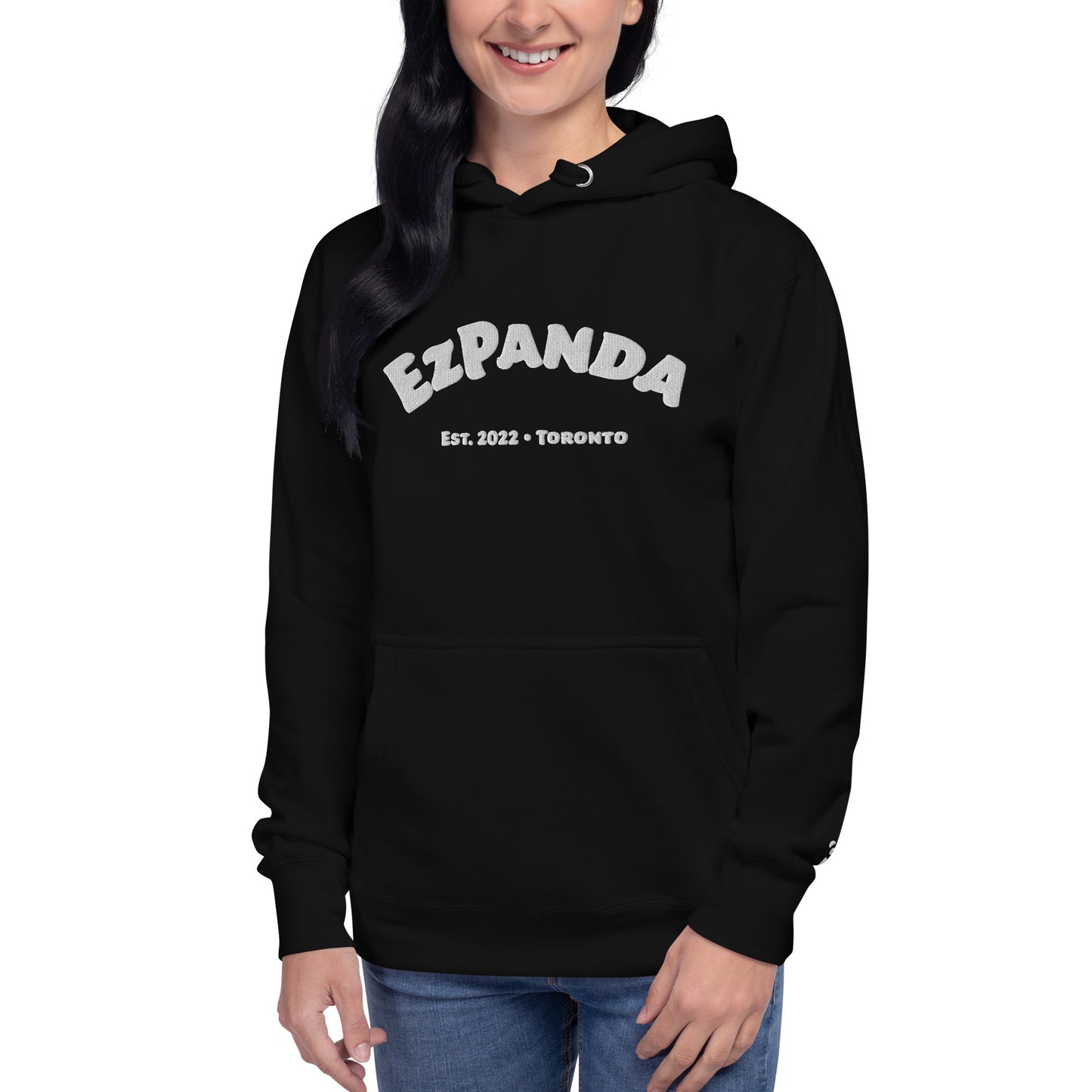 EzPanda™ Unisex Premium Classic Hoodie (Alternate Name + Toronto only - White)