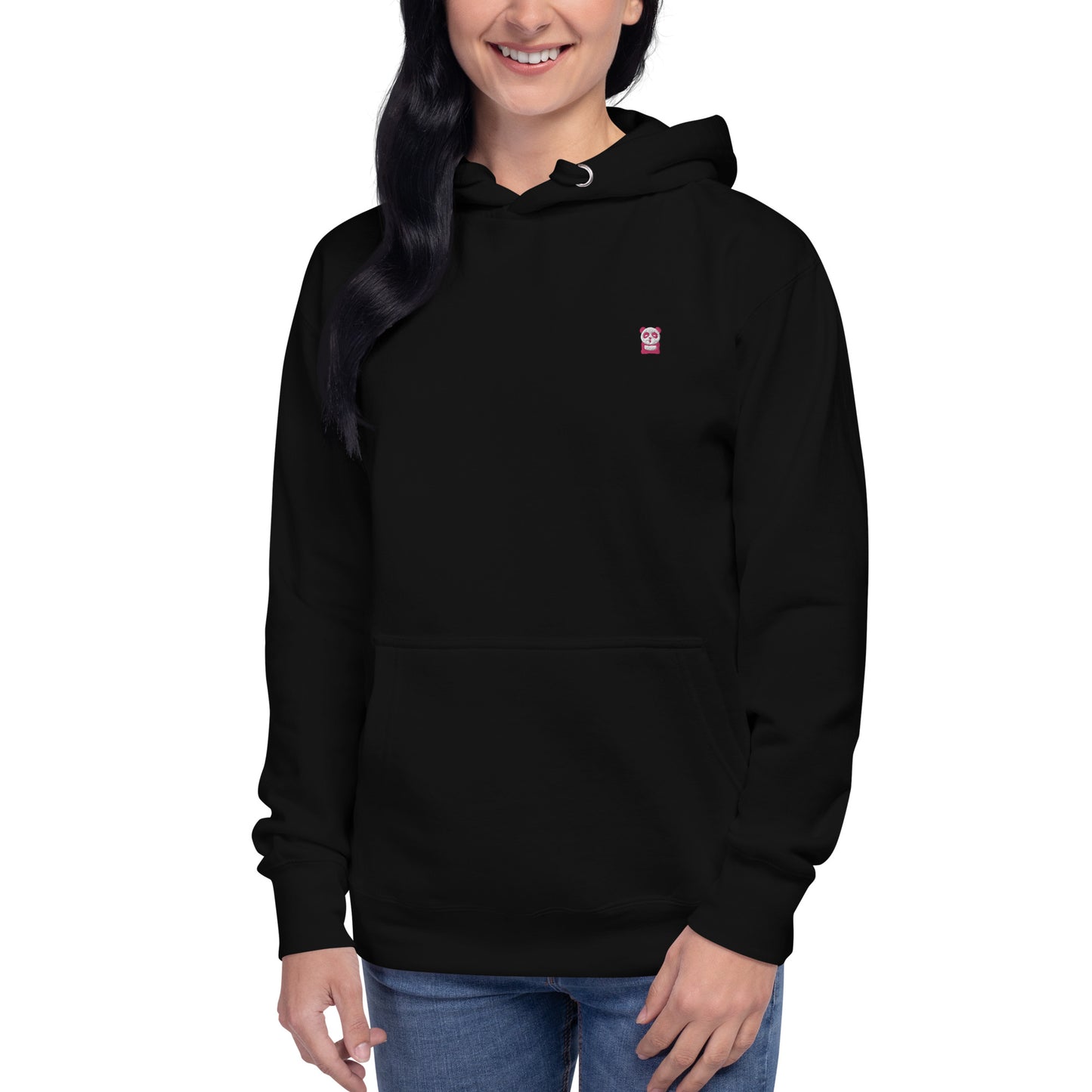 EzPanda™ Unisex Premium Hoodie (Original Logo + Alternate Name Left Sleeve Logo)