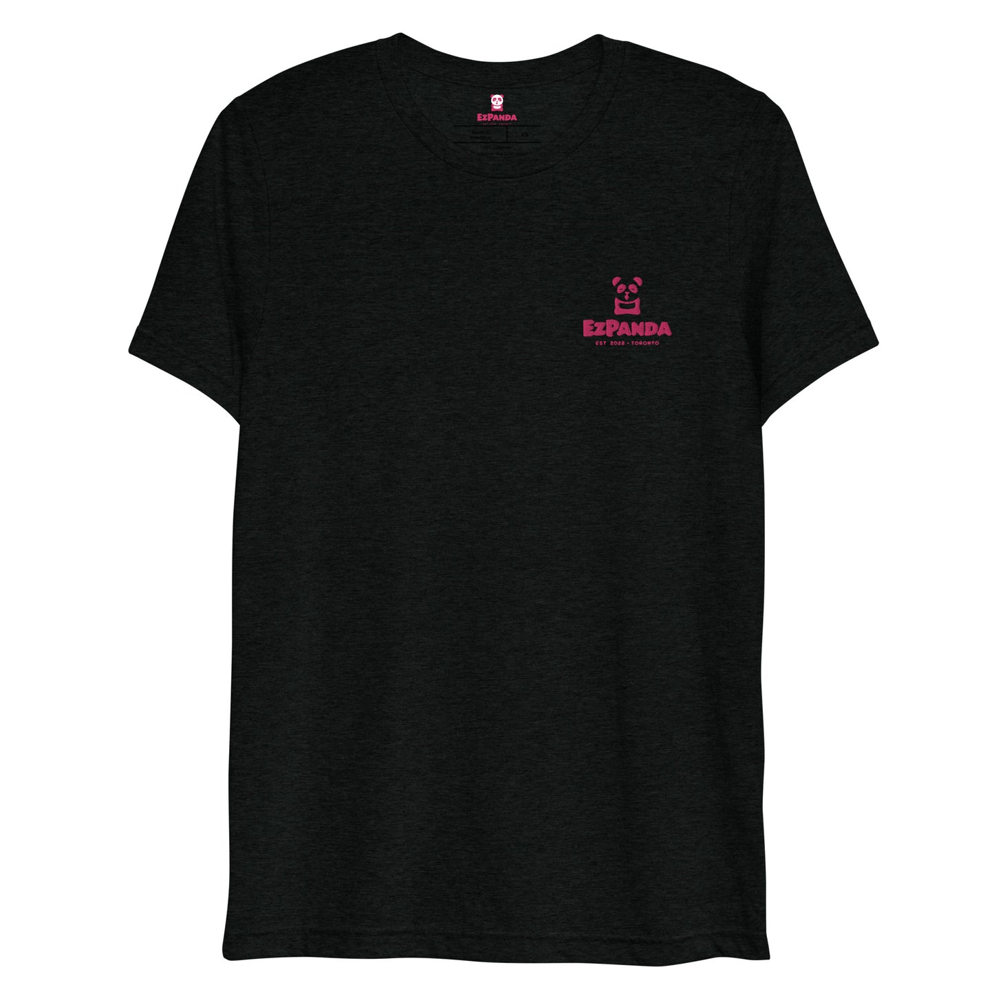 EzPanda™ Unisex Tri-Blend T-Shirt (Original Logo - Transparent Pink - Toronto)