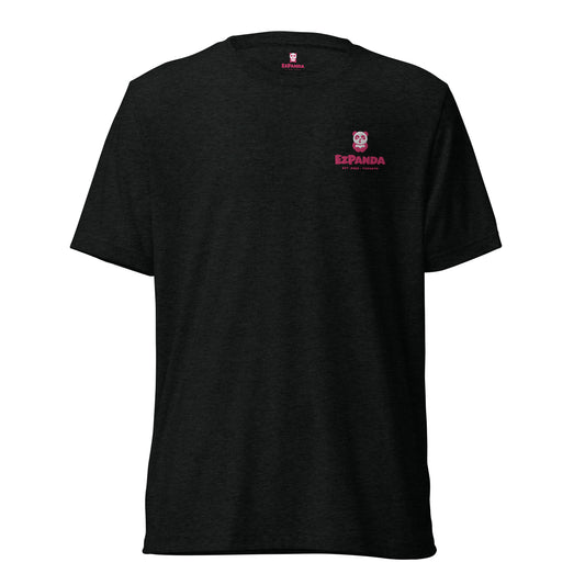 EzPanda™ Unisex Tri-Blend T-Shirt (Alternate Logo - Pink - Toronto)