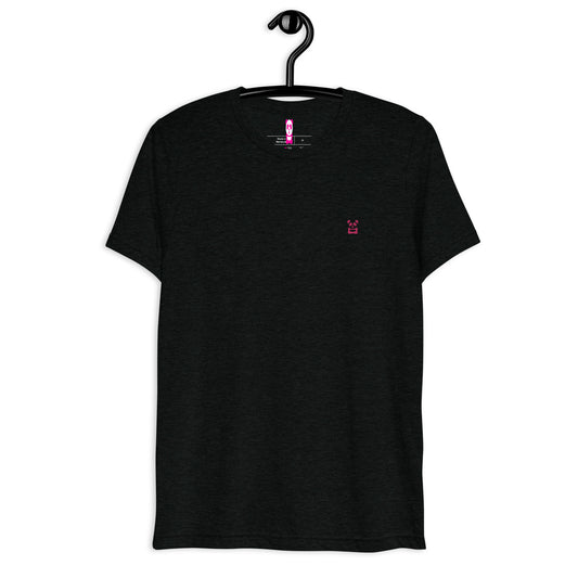 EzPanda™ Unisex Tri-Blend Tee (Original Logo - Transparent Pink)