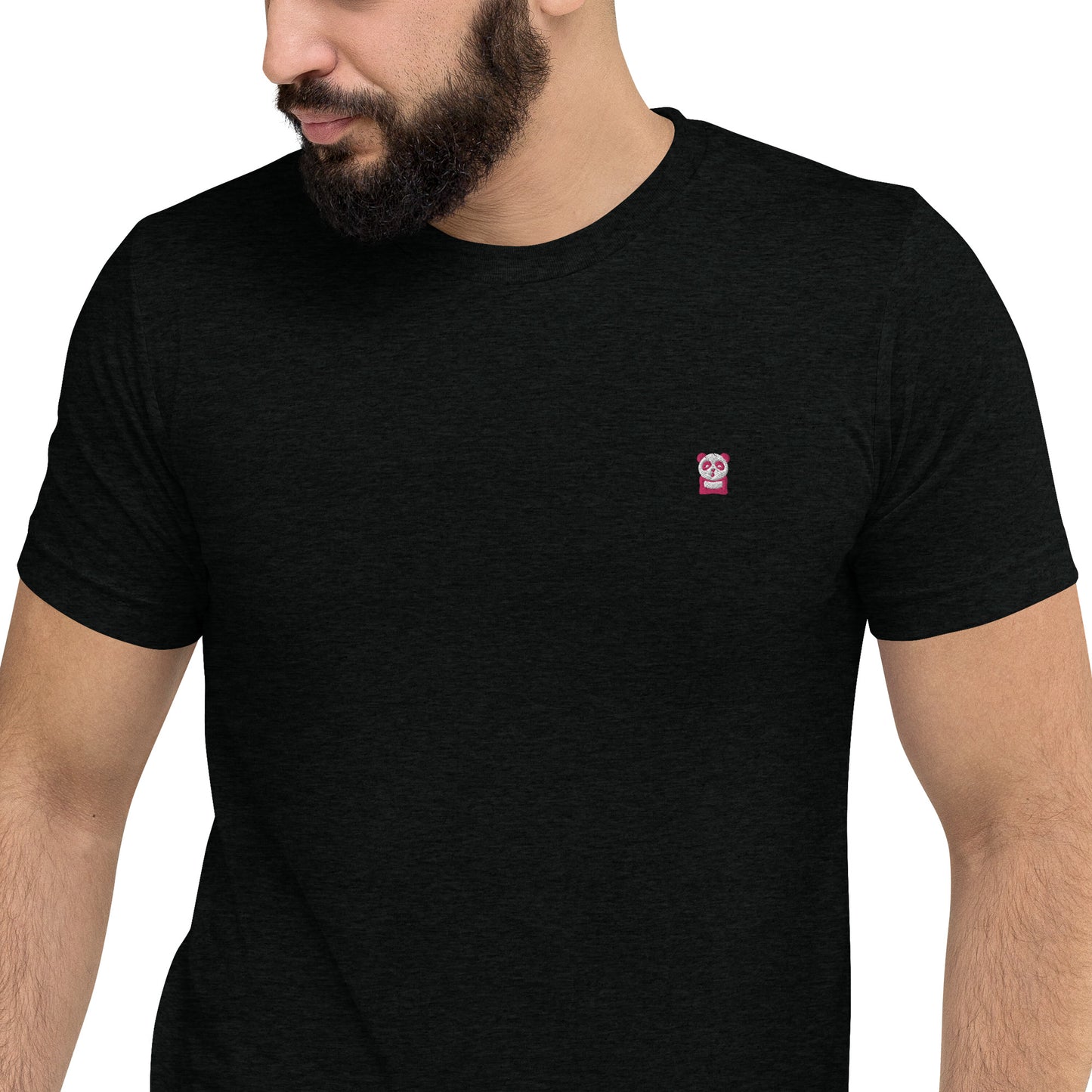 EzPanda™ Unisex Tri-Blend Tee (Original Logo - Pink)