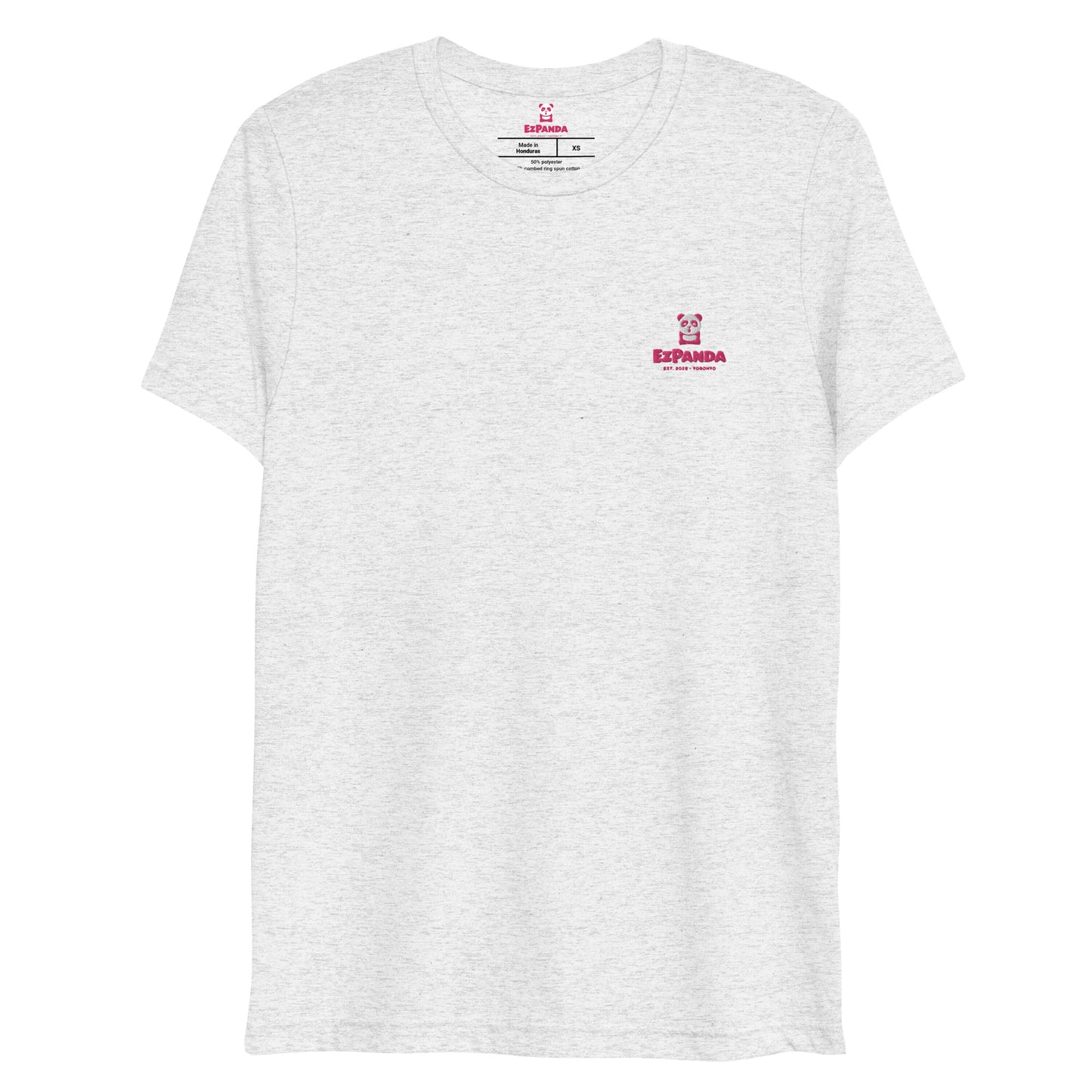 EzPanda™ Unisex Tri-Blend T-Shirt (Original Logo - Pink - Toronto)