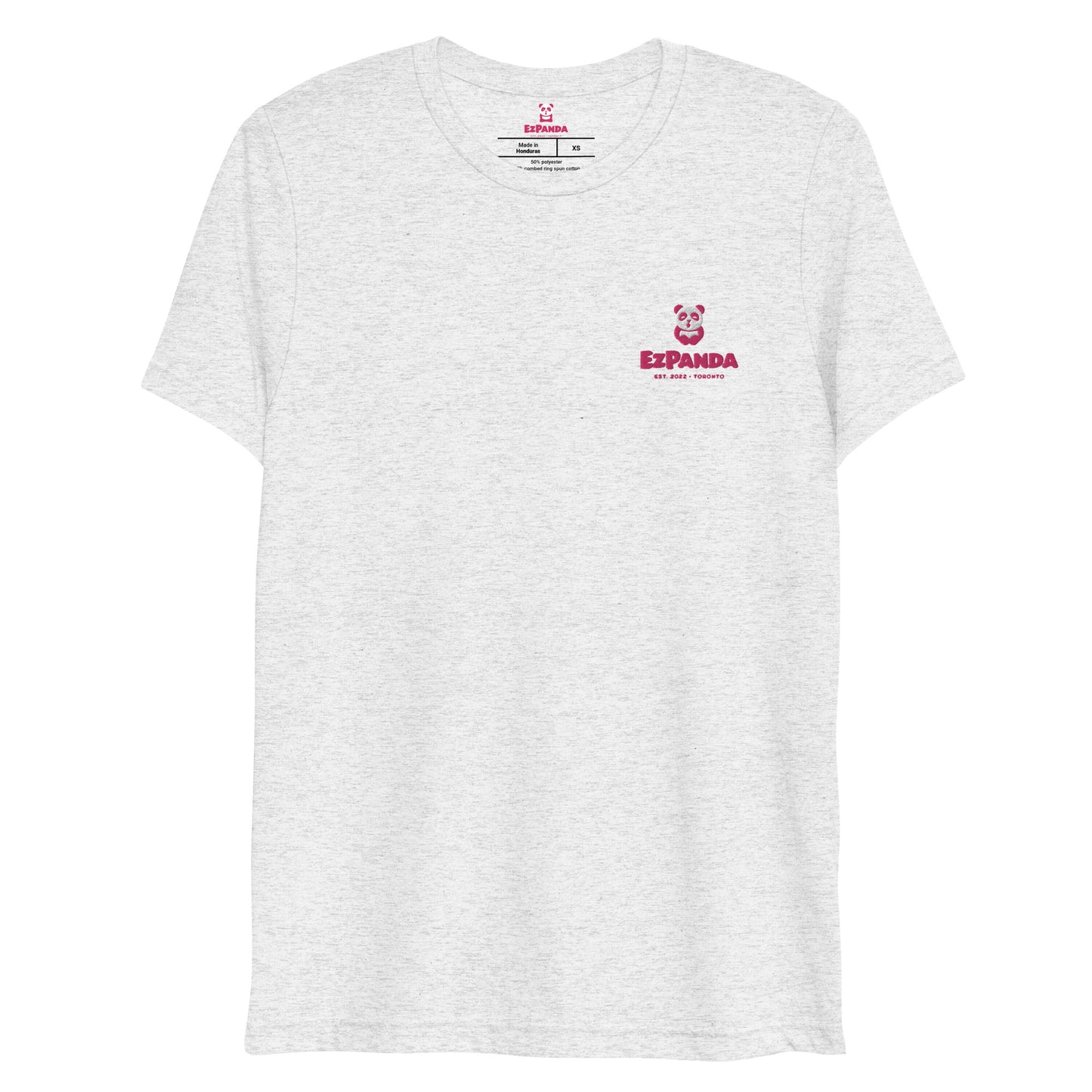 EzPanda™ Unisex Tri-Blend T-Shirt (Alternate Logo - Pink - Toronto)