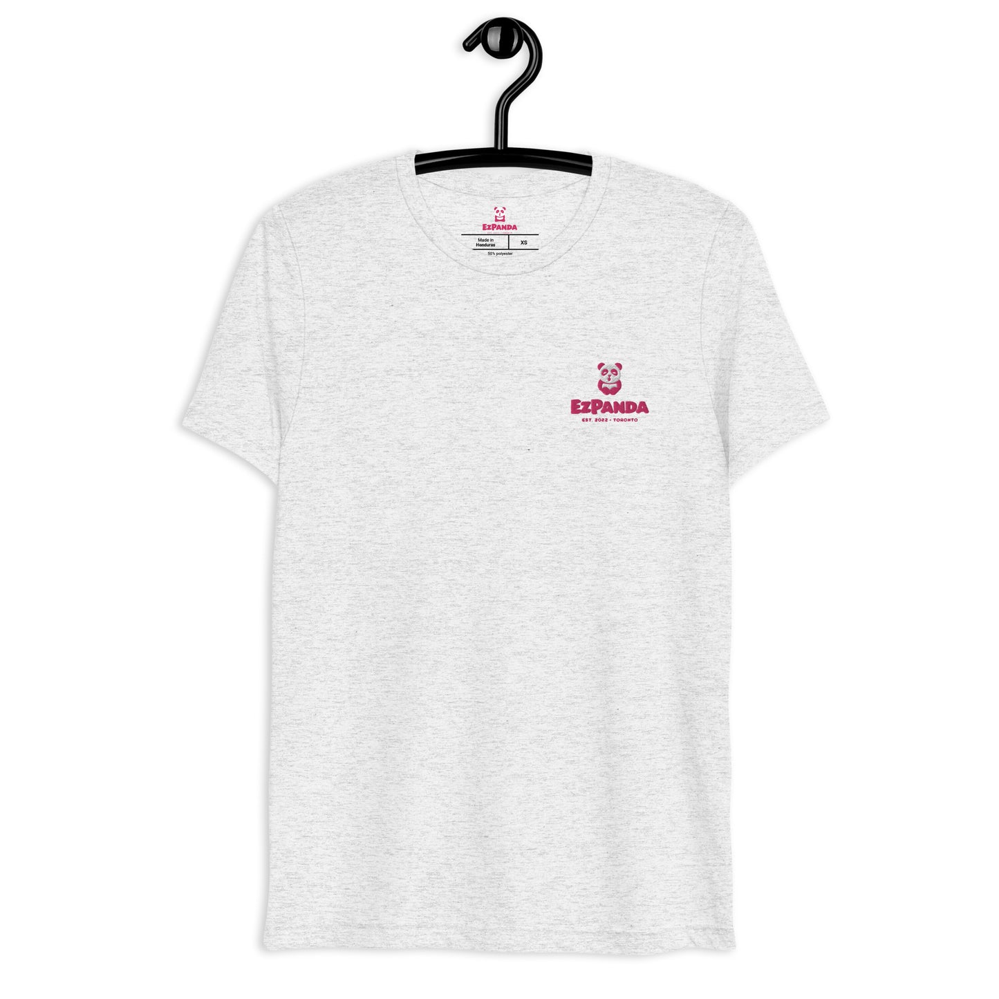 EzPanda™ Unisex Tri-Blend T-Shirt (Alternate Logo - Pink - Toronto)