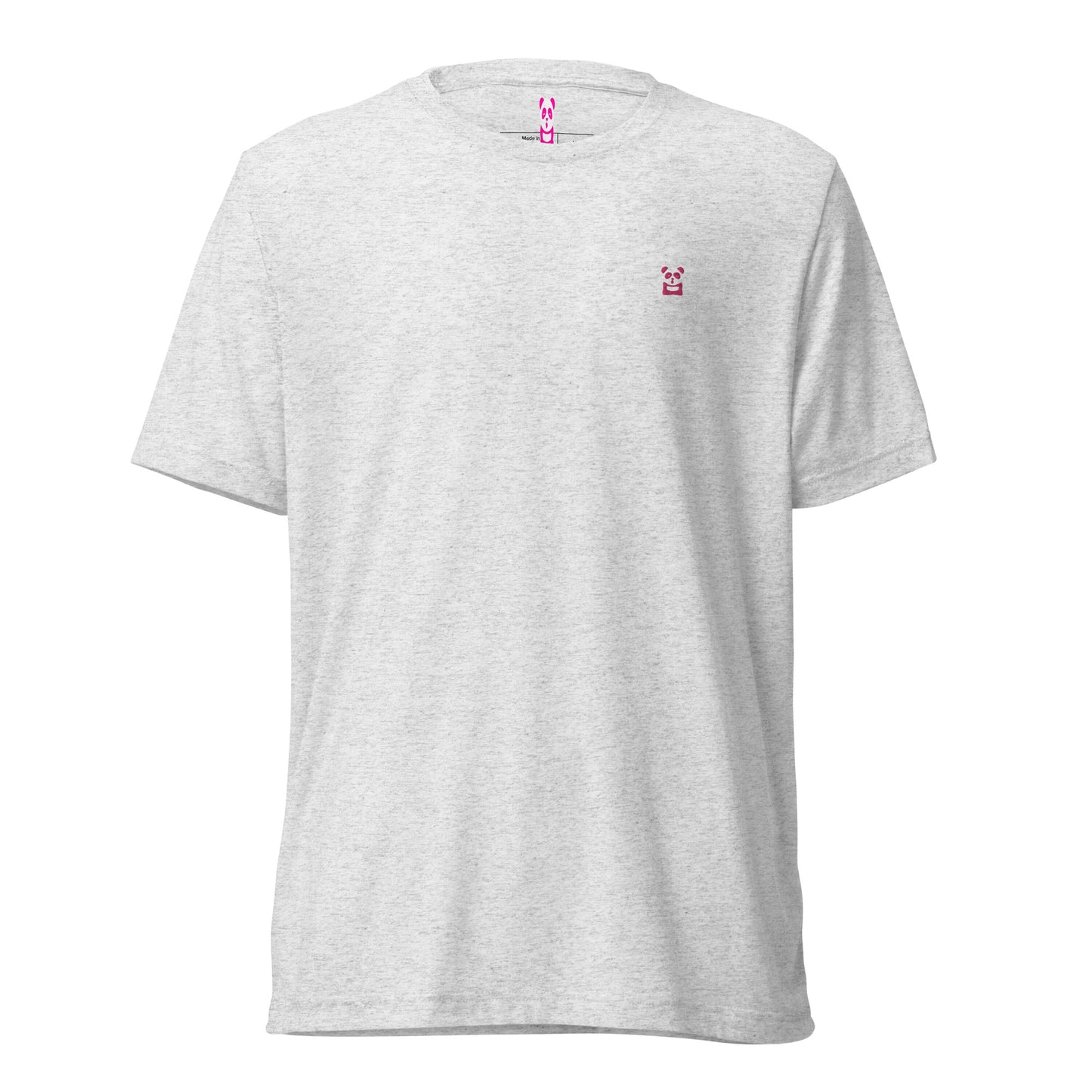 EzPanda™ Unisex Tri-Blend Tee (Original Logo - Transparent Pink)