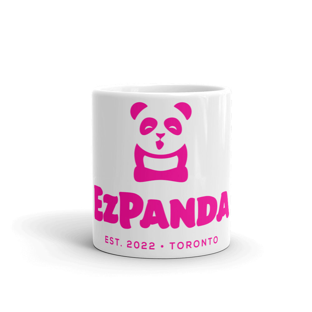 EzPanda™ Classic Coffee Mug (Original Logo - Transparent Pink - Toronto)