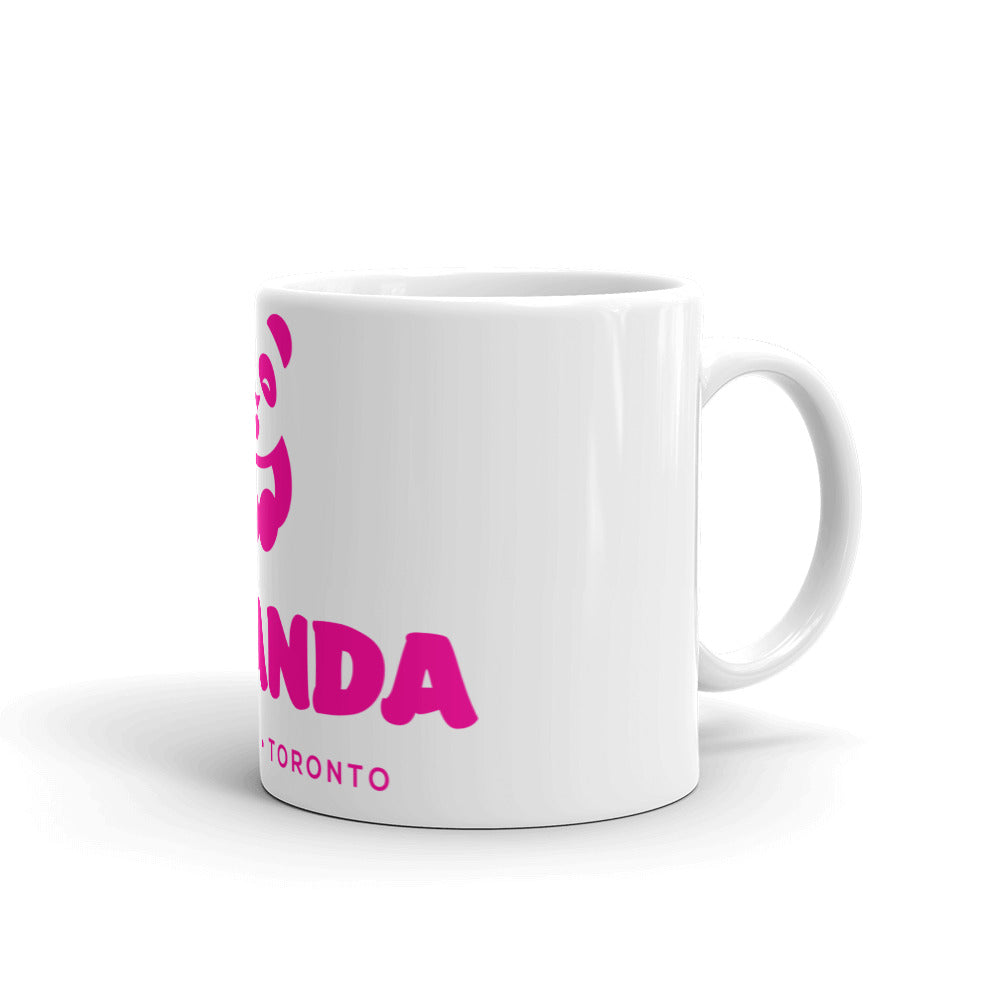 EzPanda™ Classic Coffee Mug (Alternate Logo - Transparent Pink - Toronto)