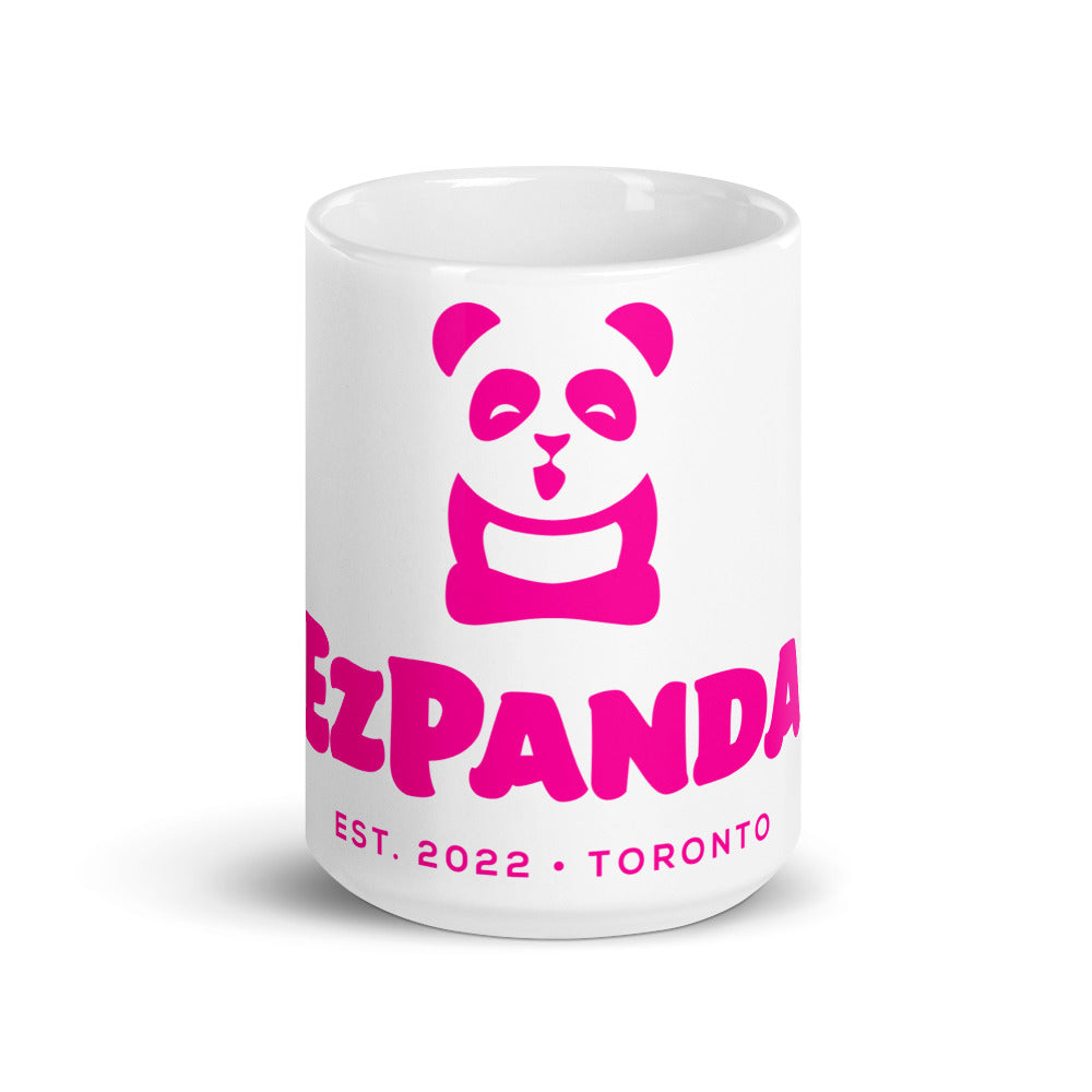 EzPanda™ Classic Coffee Mug (Original Logo - Transparent Pink - Toronto)